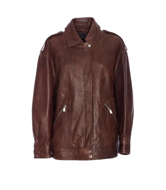 Pinko PINKO Women Jackets 105012 A2I1M22 Brown Size S / US 4 / IT 40 - 1 Thumbnail