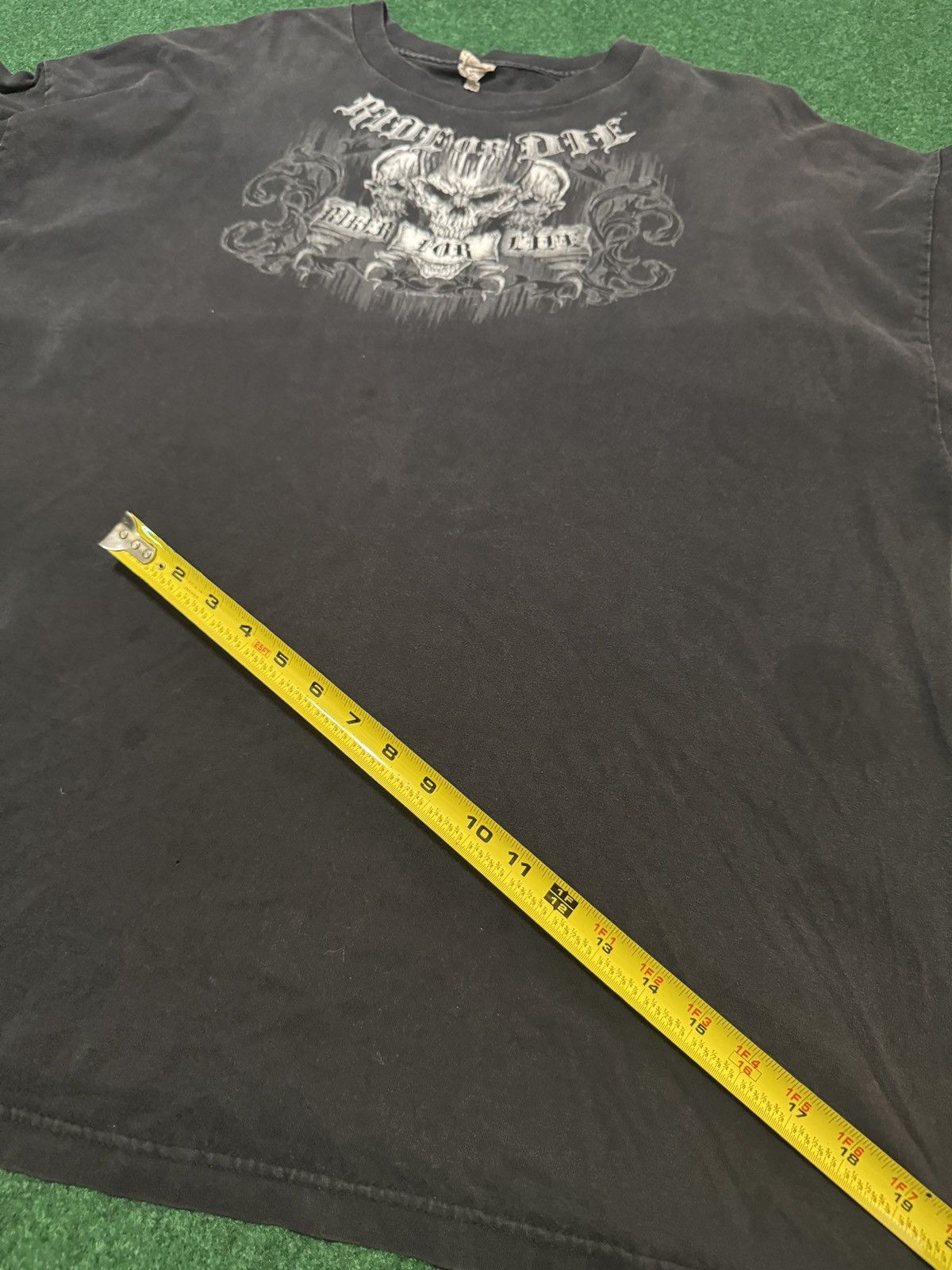 Harley Davidson × JNCO × Vintage Y2K Jnco Style Skater Grunge Skull Biker Flame T Shirt Size US XXL / EU 58 / 5 - 8 Thumbnail