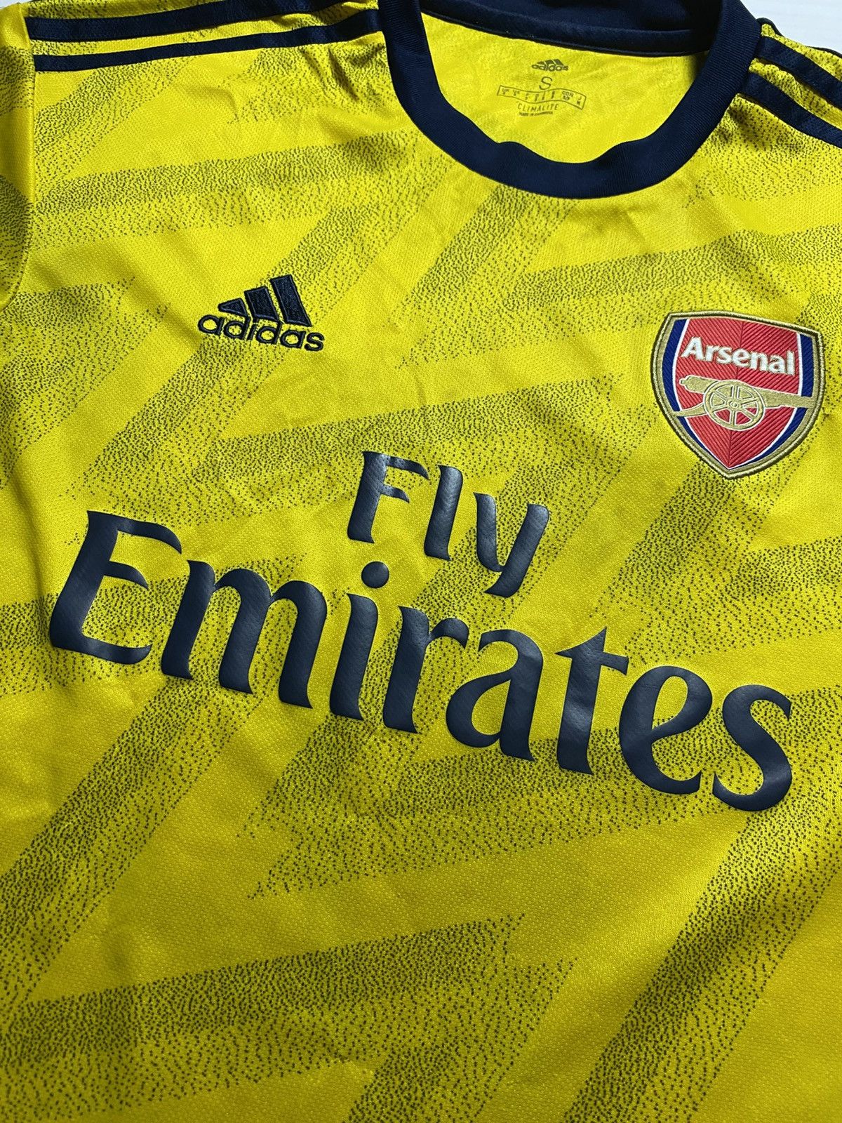 Adidas Adidas Arsenal 2019/20 away soccer football worn jersey Size US S / EU 44-46 / 1 - 9 Thumbnail