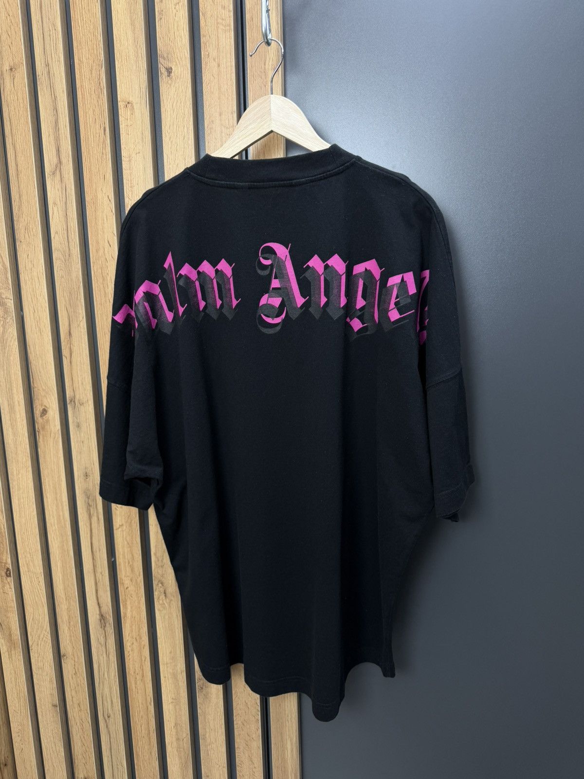 Palm Angels Oversized Back Logo T-Shirt Black Size XL