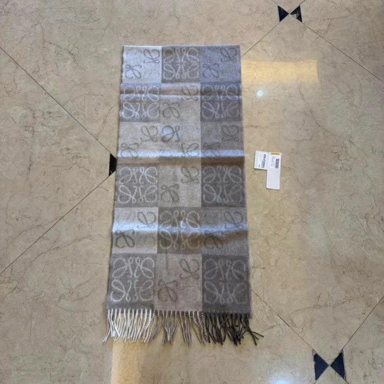 Loewe LOEWE Anagram warm and comfortable woolen scarf Size ONE SIZE - 1 Thumbnail