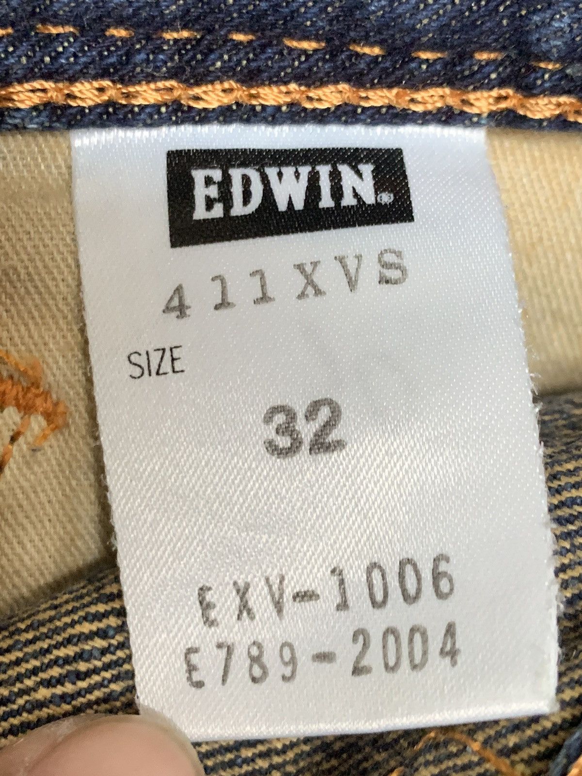 Edwin FLARE EDWIN XV BUCKLE BACK DENIM. Size US 33 - 11 Thumbnail