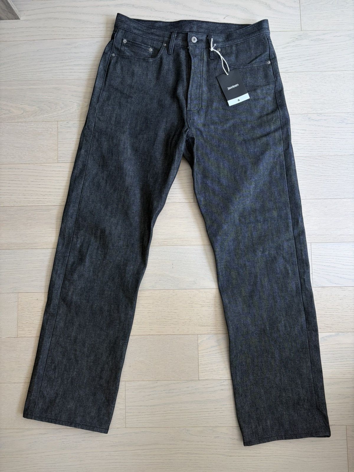 3Sixteen RS-203x Black Selvedge Japanese Straight Denim BNWT