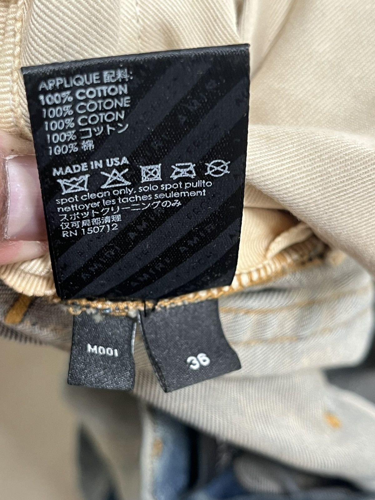 Amiri Amiri Core Logo Jean Sz 36 Size US 36 / EU 52 - 15 Thumbnail