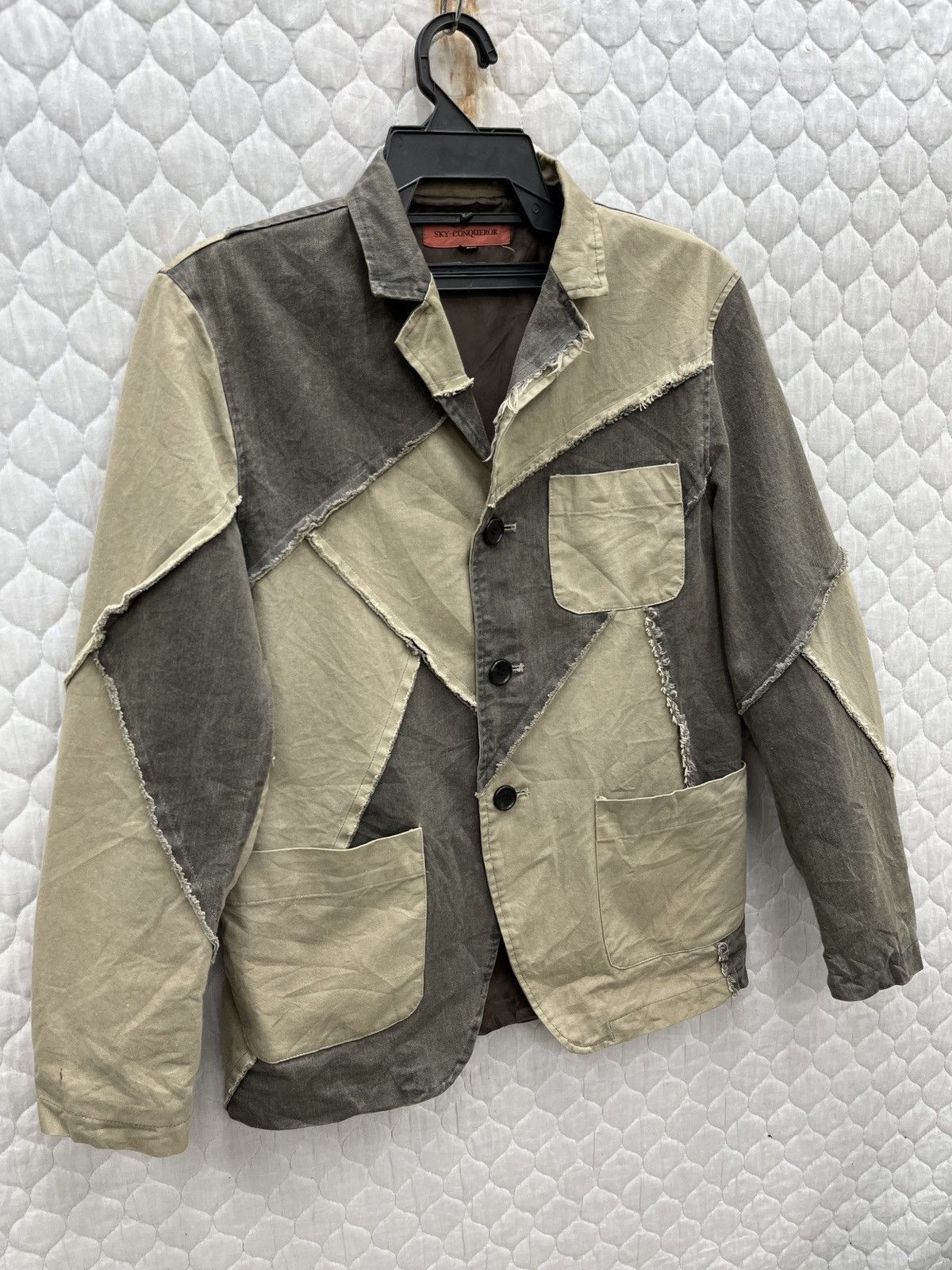 Vintage 🔥🔥🔥STEALS SKY CONQUEROR PATCHWORK JACKET KAPITAL INSPIRED Size US S / EU 44-46 / 1 - 3 Thumbnail