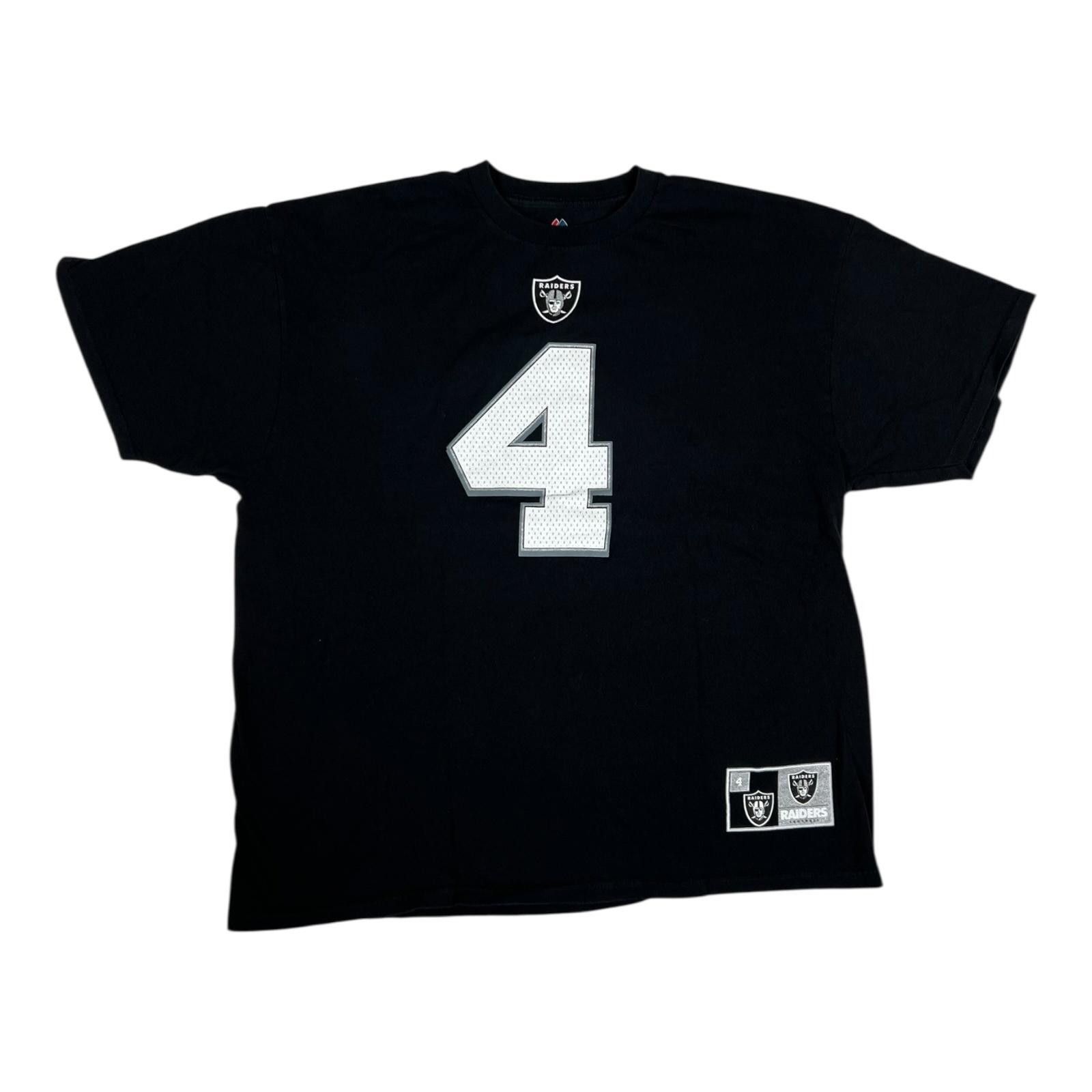 Majestic Las Vegas Raiders T-Shirt Tee Mens 2XL Black NFL Football Ma Size US XXL / EU 58 / 5 - 2 Thumbnail
