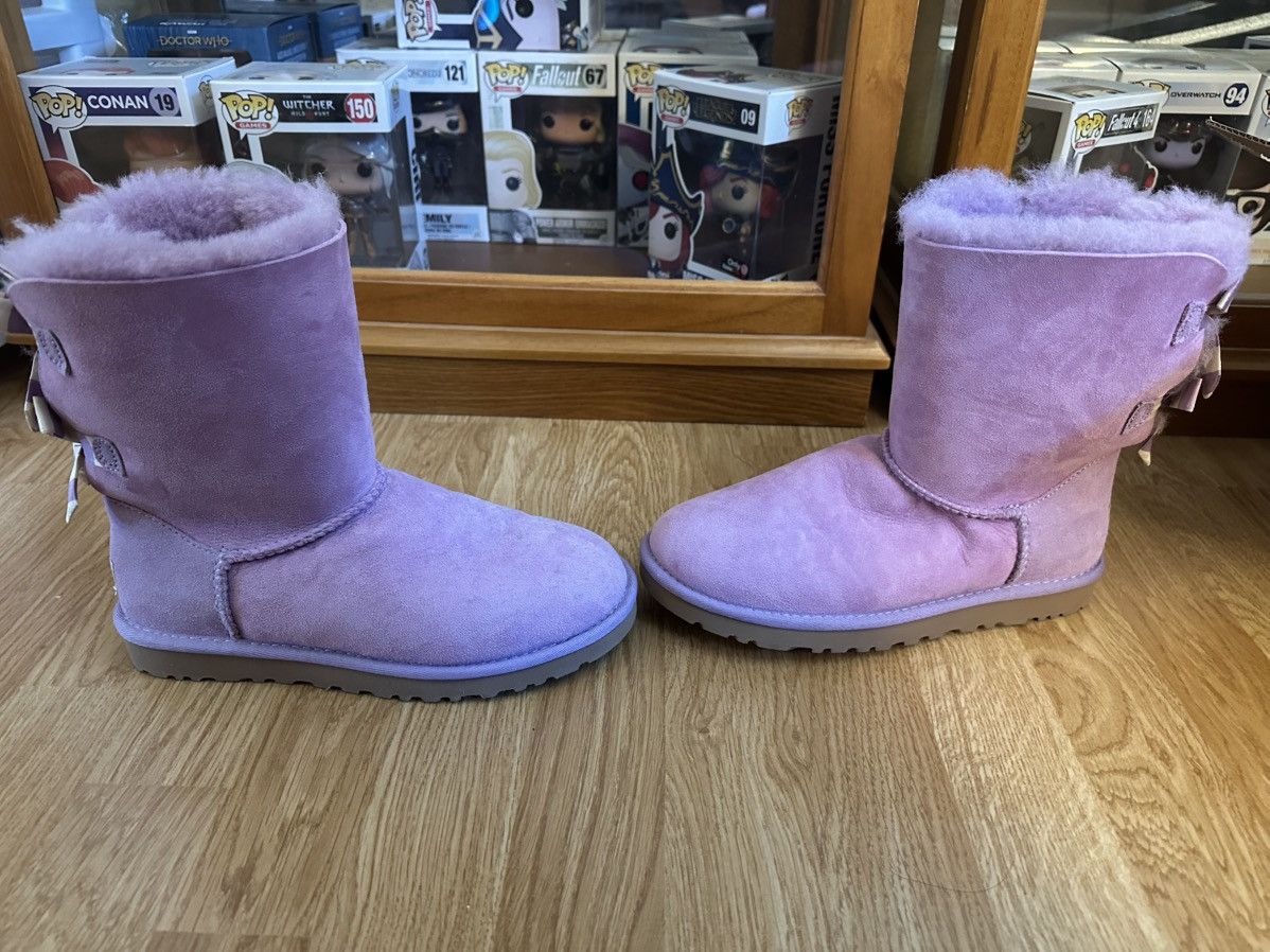 Ugg UGG Australia Purple Bailey Bow Boots Size US 6 / IT 36 - 3 Thumbnail