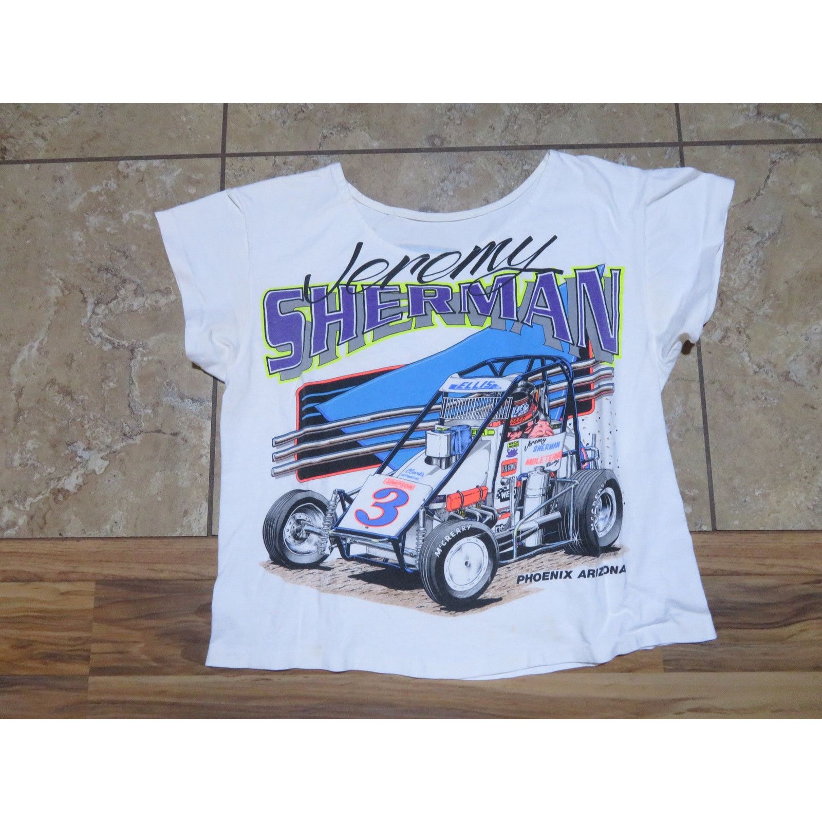Other 90s Jeremy Sherman Racing T-Shirt, Double-Sided Scoop Neck Size M / US 6-8 / IT 42-44 - 1 Thumbnail
