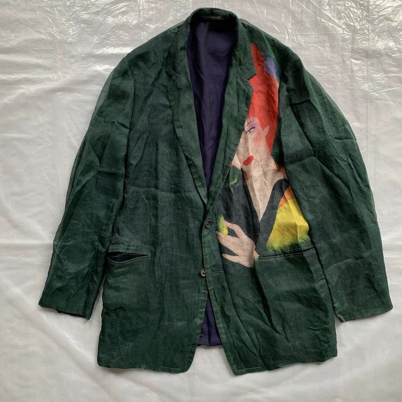 Yohji Yamamoto Yohji Yamamoto 2002 SS Saeko Jacket 2503-Nextarrow Size US L / EU 52-54 / 3 - 2 Thumbnail