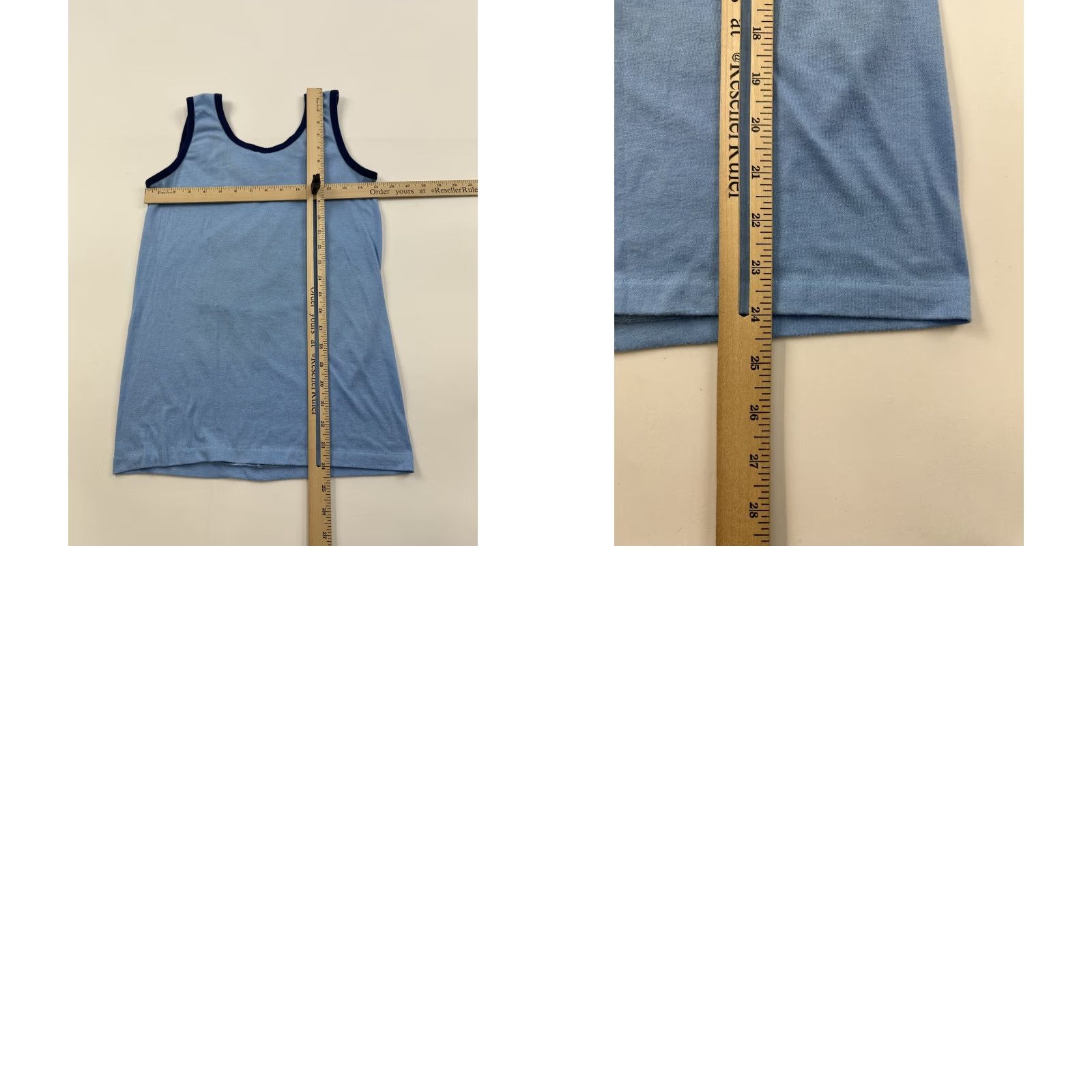 Vintage VINTAGE Cascade Mountain Tee Company Tank Bull Shirt Womens Medium Blue Sleeveless 60s 70s Sports Tank Top Women M Blue Size M / US 6-8 / IT 42-44 - 8 Thumbnail