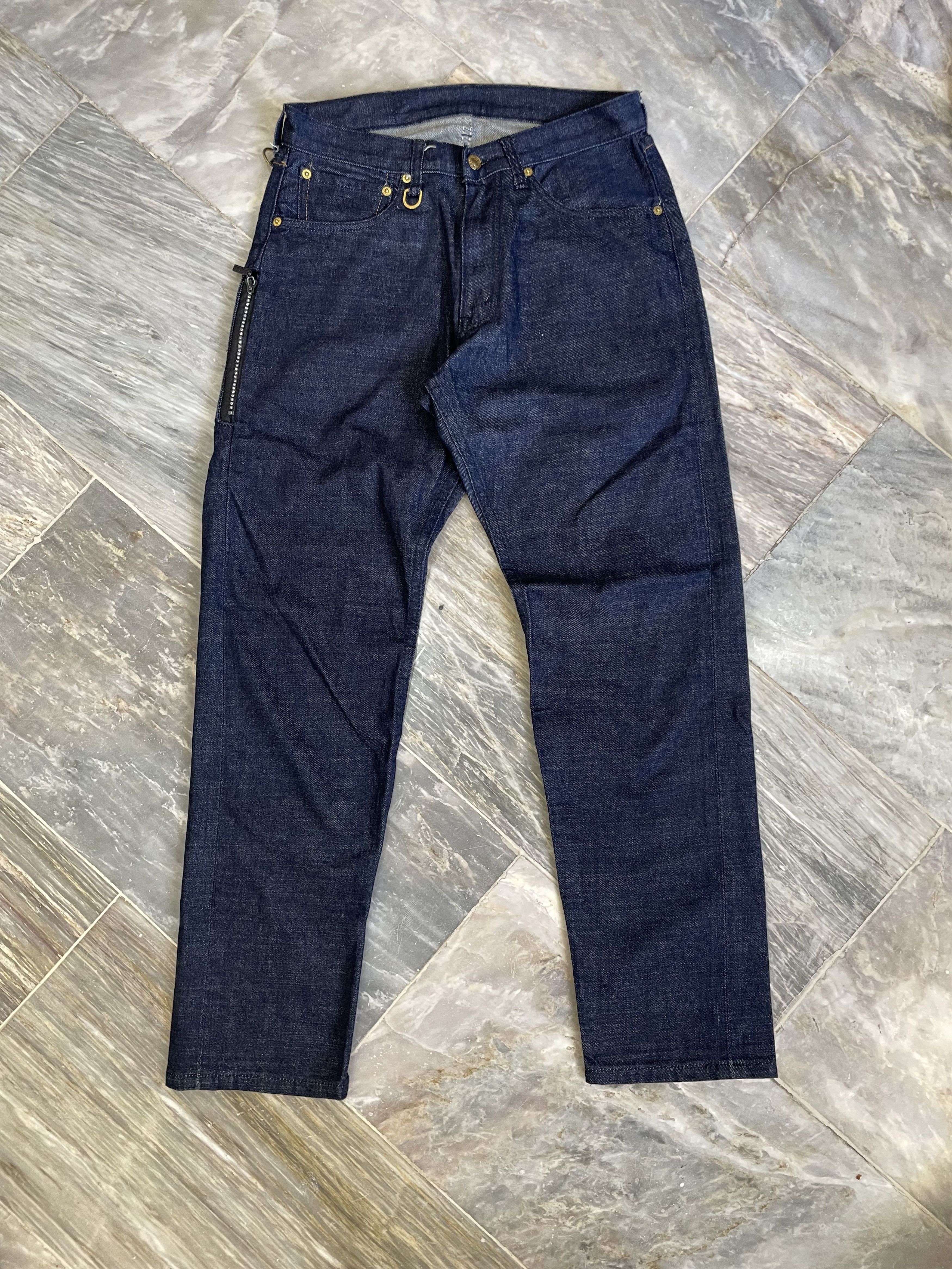 Fragment Design × Levi's Levis Fenom x Mastermind Japan - Denim Selvedge Pants Size US 30 / EU 46 - 8 Thumbnail