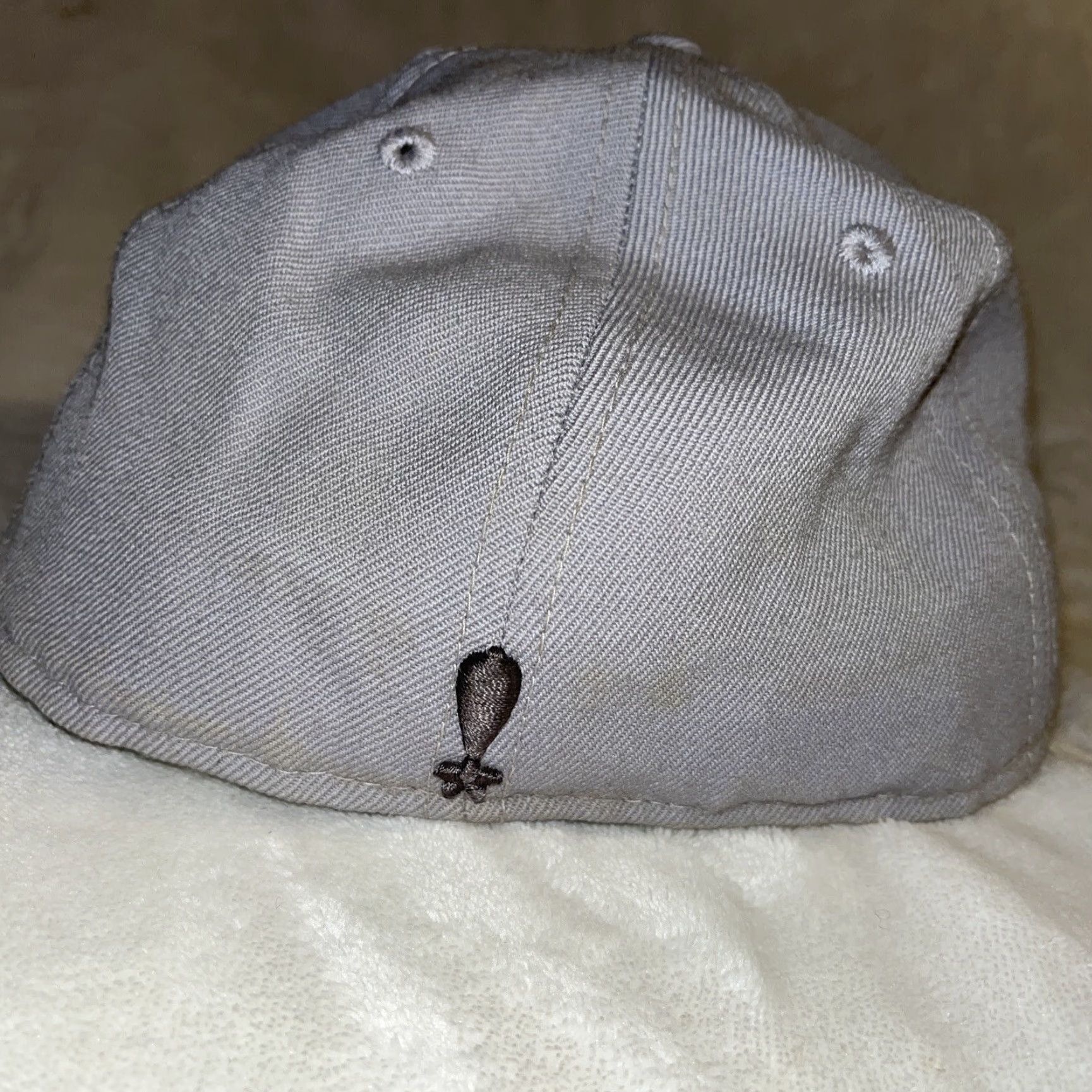 Vintage Play Cloths Baseball Cap Gray Adult Men Size 7 1/4 New Era Fitted Size ONE SIZE - 3 Thumbnail