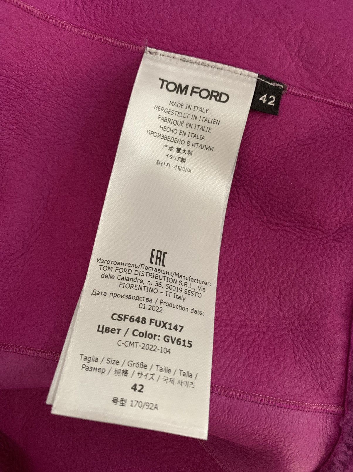 Tom Ford Tom Ford Leather Fur Sheep Jacket Size M / US 6-8 / IT 42-44 - 15 Thumbnail
