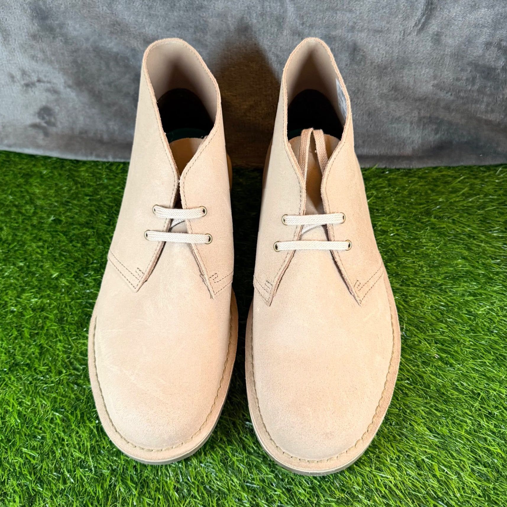 Clarks Clarks Chukka Boots Mens 11.5 M Taupe Distressed Suede Desert Boot Casual Business Menswear Classic Size US 11 / EU 44 - 3 Thumbnail