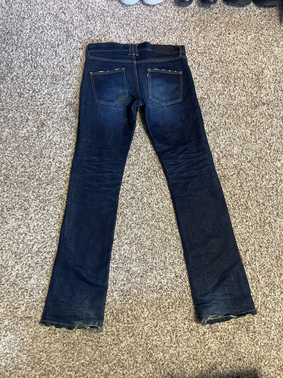 Roen Roen Made In Japan Gold Distressed Denim Jeans Size US 31 - 2 Thumbnail