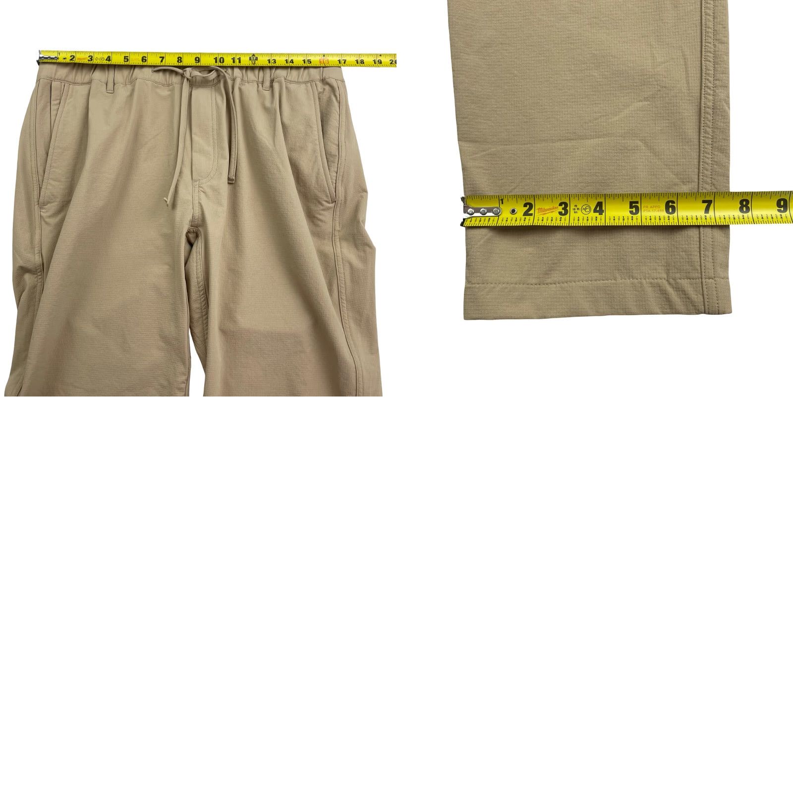 Tommy Bahama Peter Manning NYC Men's Drawstring Ripstop Performance Pants Khaki/Tan 36x26 Size US 36 / EU 52 - 8 Thumbnail