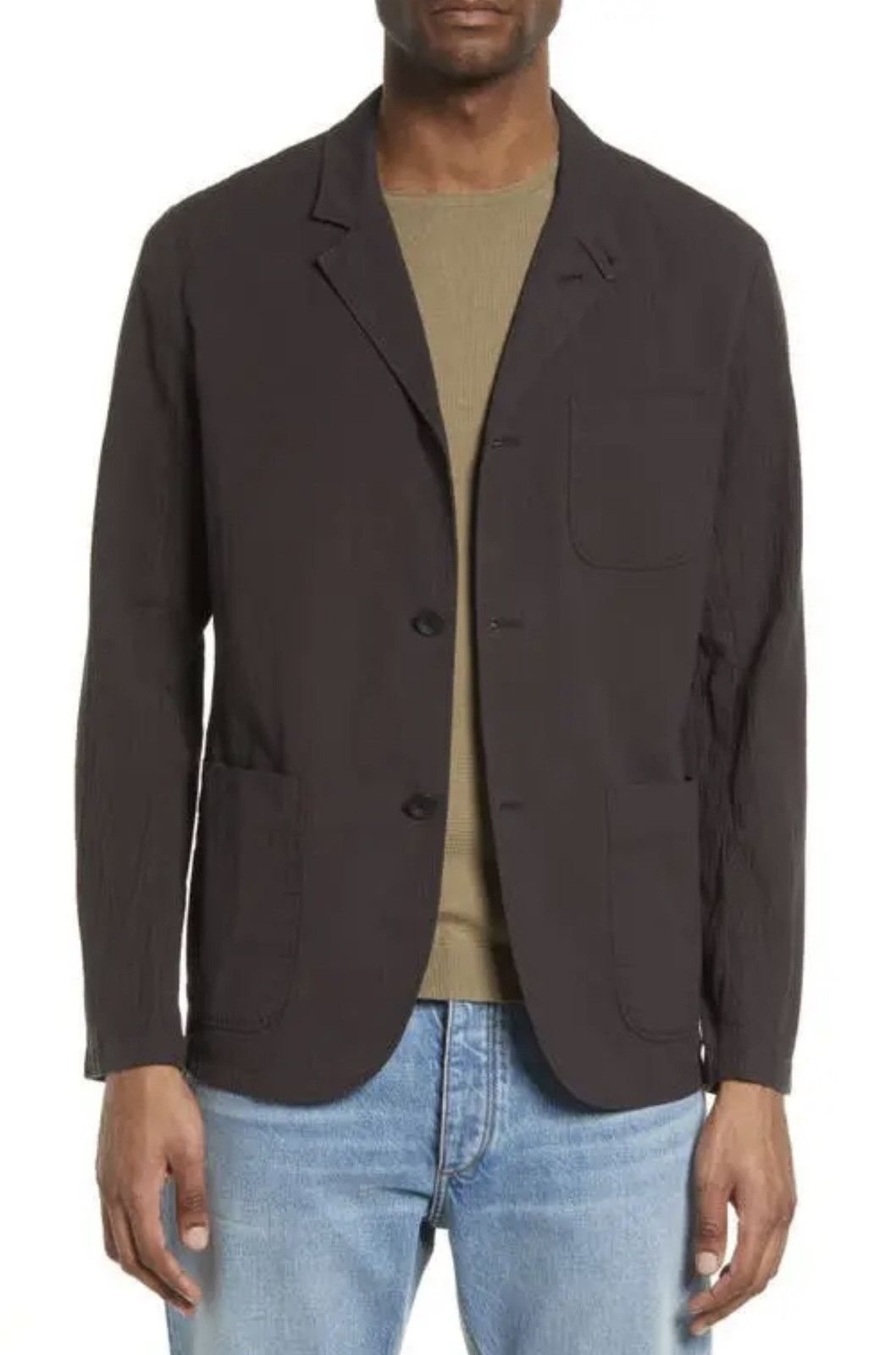Rag & Bone RAG & BONE Kent Seersucker Blazer size 38 Size 38R - 2 Thumbnail