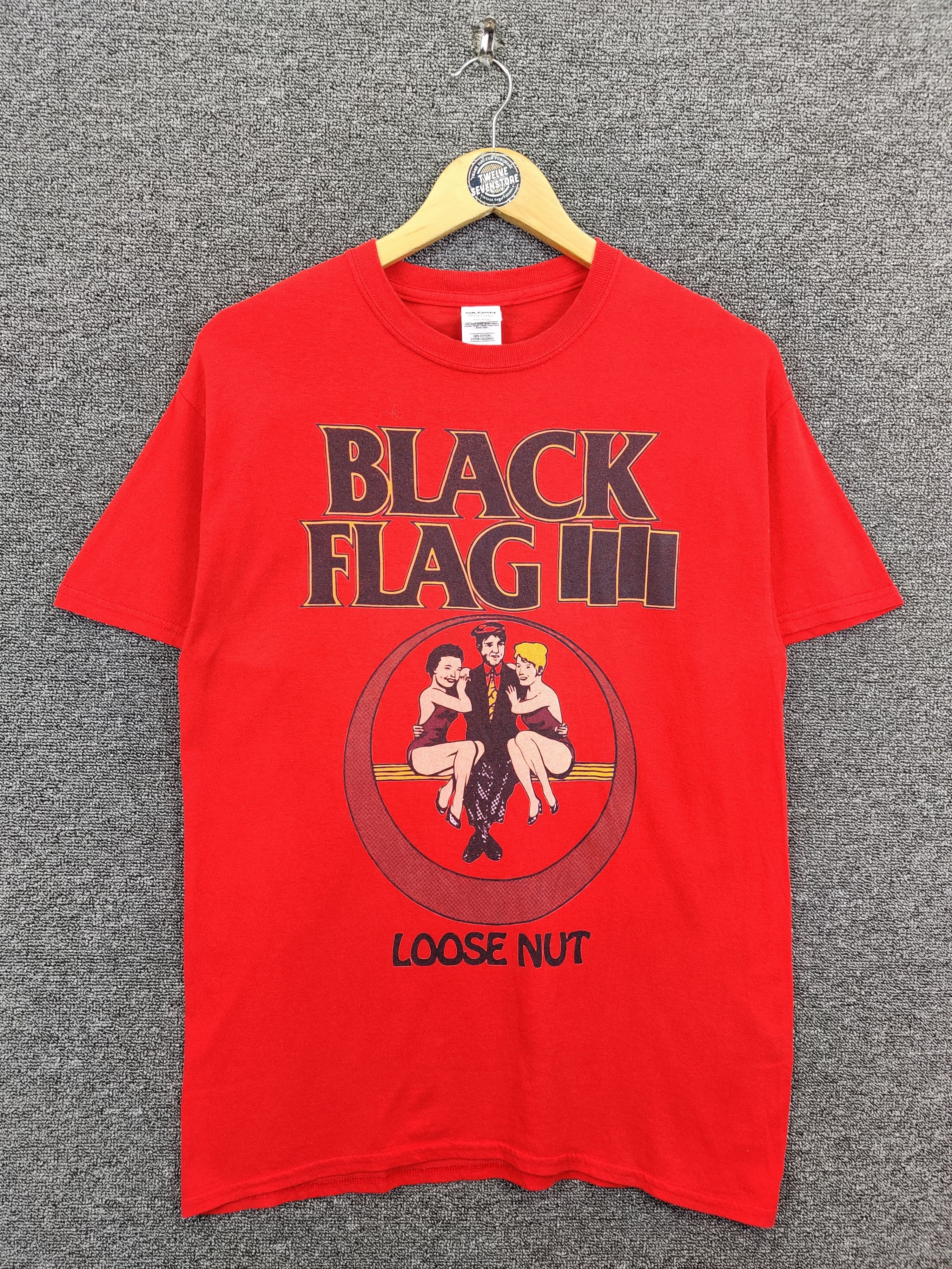 Band Tees Vintage Black Flag Loose Nut Rock Tee Tshirt Size US M / EU 48-50 / 2 - 1 Thumbnail