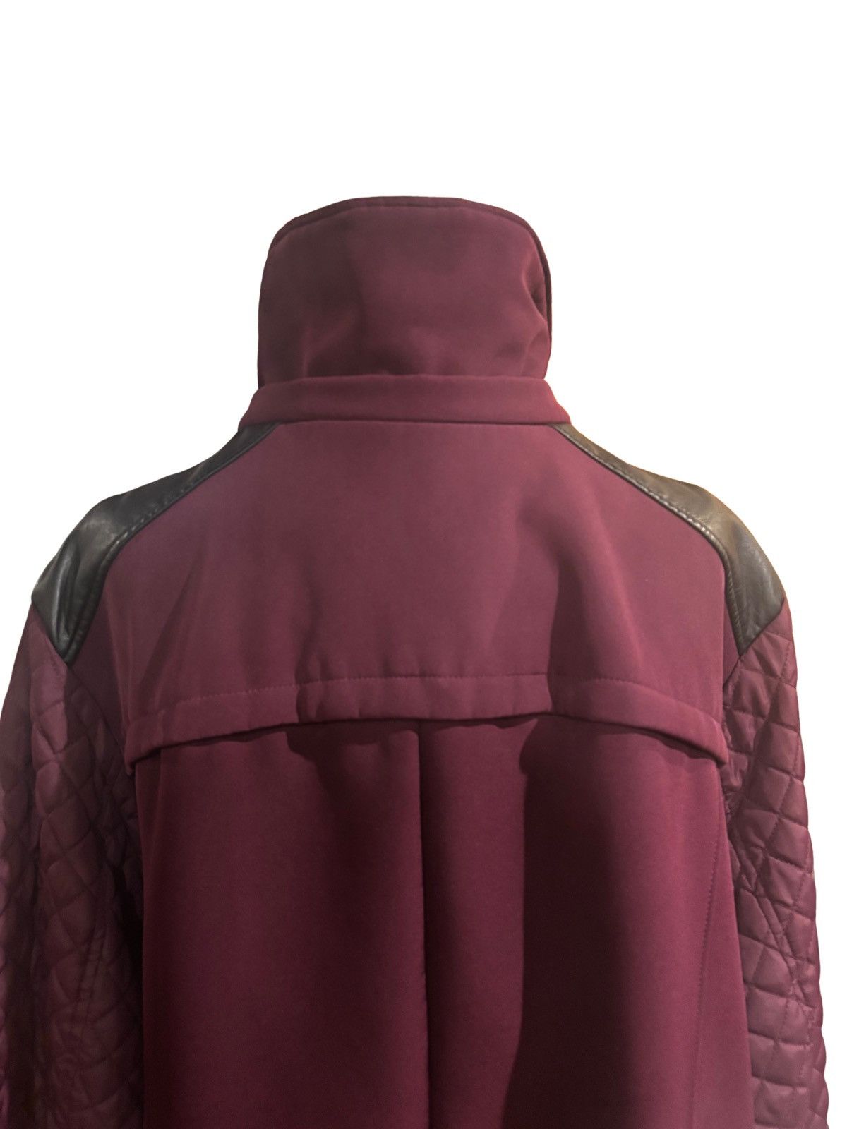Other Women’s burgundy leather trim Jacket.wj1003 Size XXL / US 16-18 / IT 52-54 - 6 Thumbnail