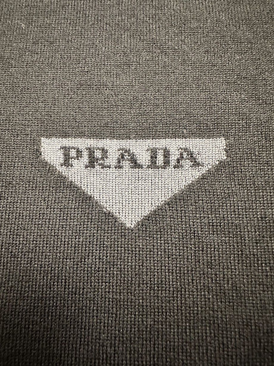 Prada Prada Worsted Wool Polo Shirt Size US M / EU 48-50 / 2 - 2 Thumbnail