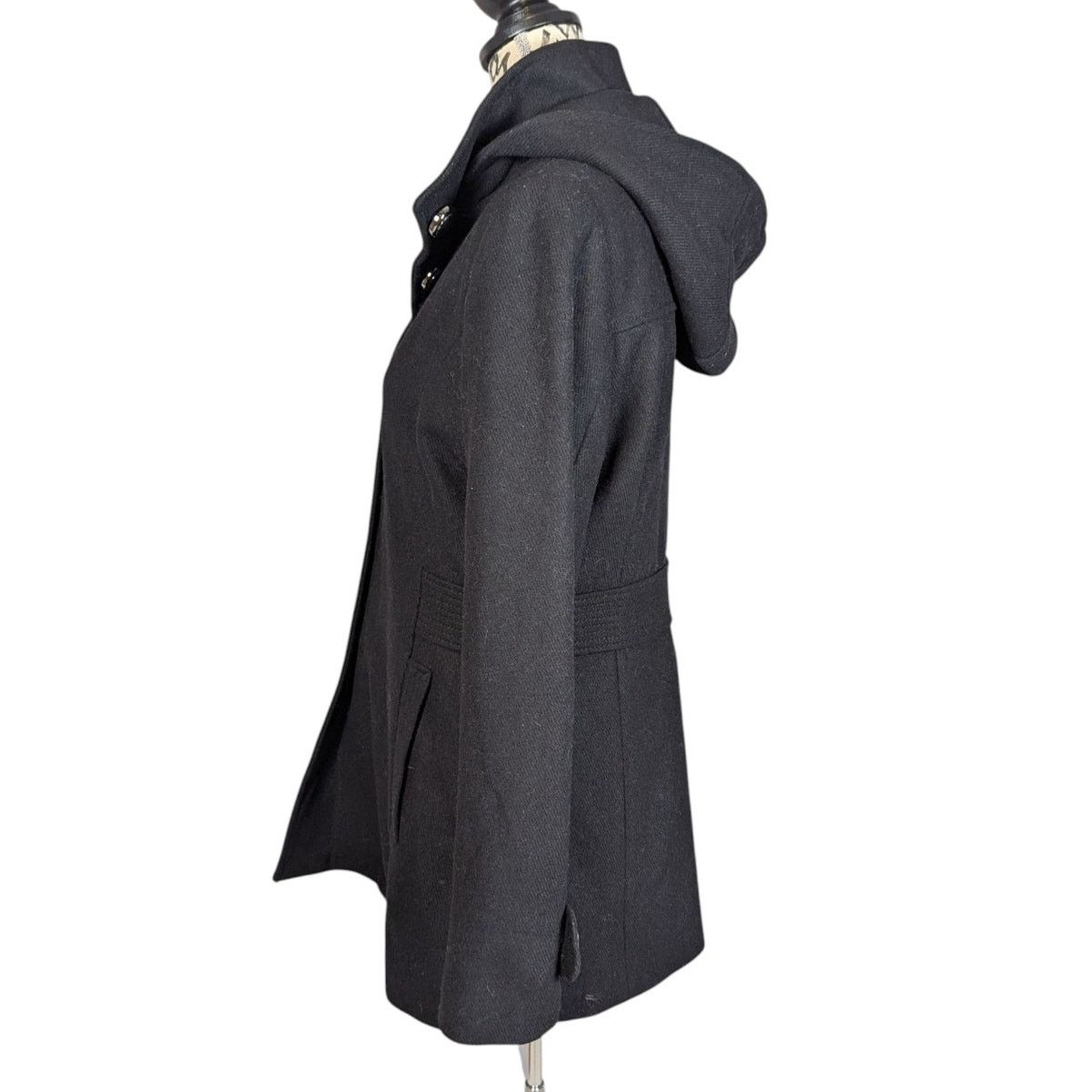 Kenneth Cole Kenneth Cole Wool Blend Overcoat Black Size 10 Size L / US 10 / IT 46 - 3 Thumbnail