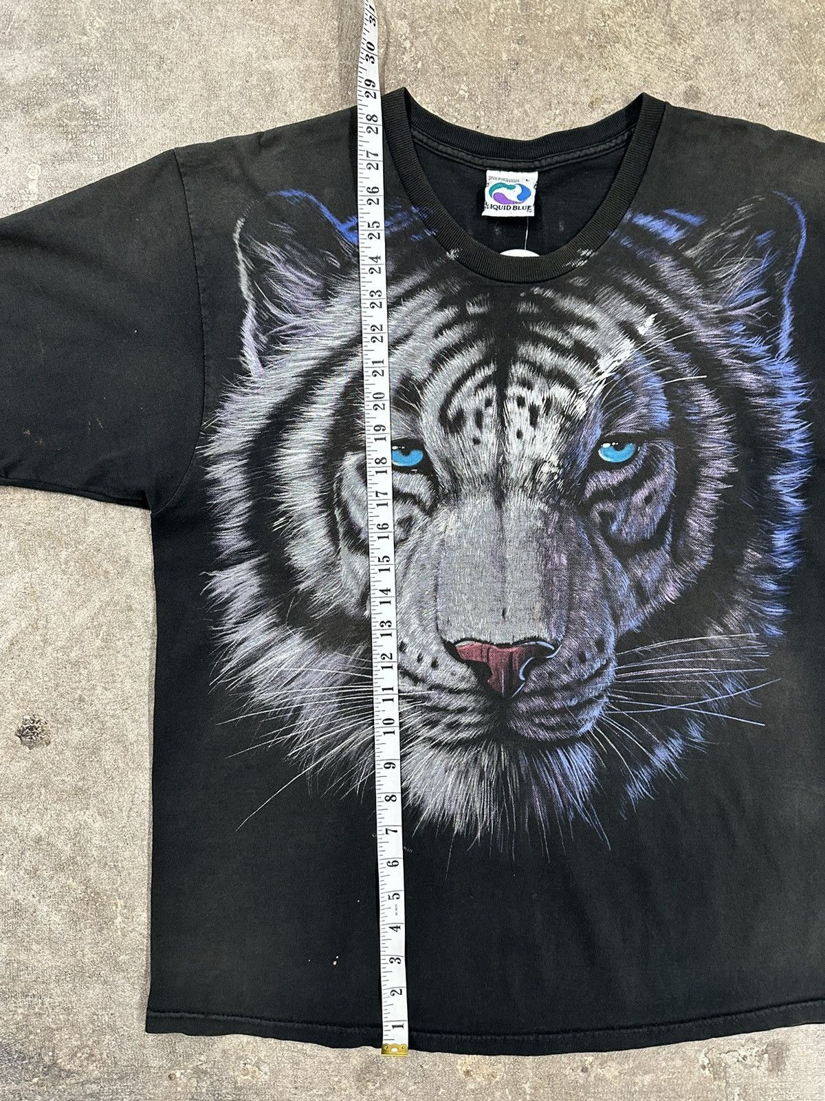 Liquid Blue Vintage 90s Liquid Blue Siberian Tiger Animal Nature T-Shirt Size US L / EU 52-54 / 3 - 15 Thumbnail