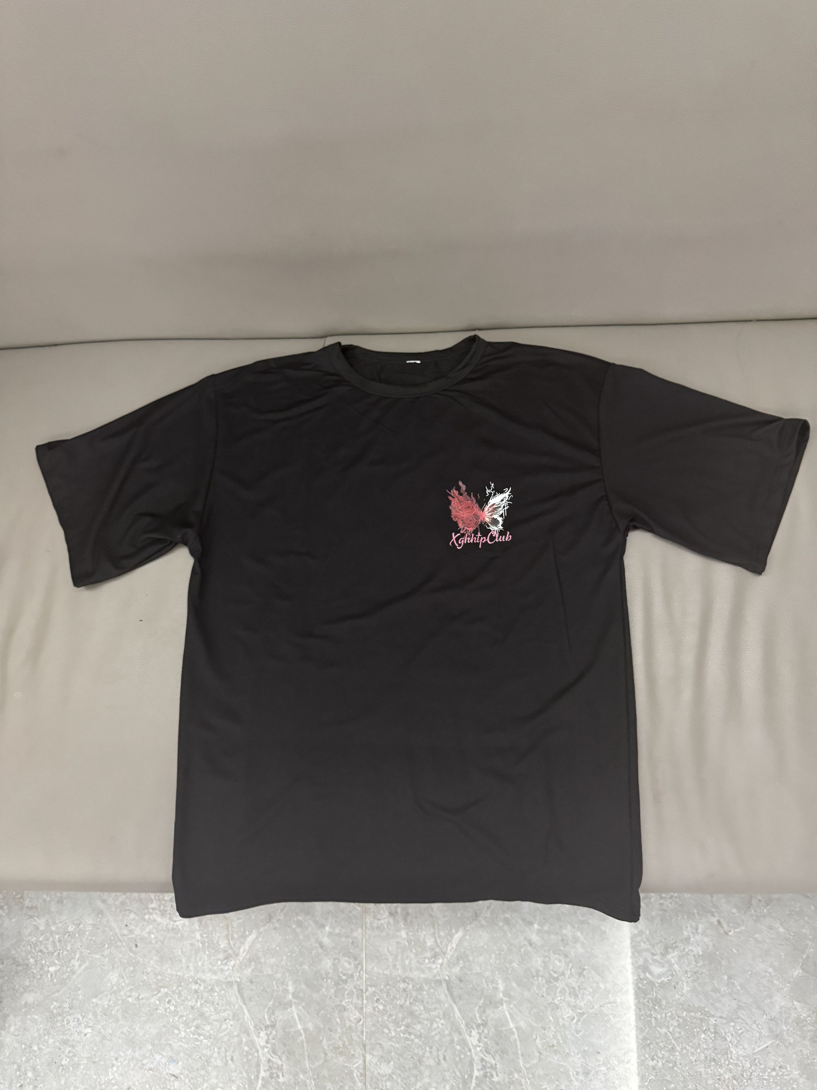 Other Brand New Black Rose Butterfly Graphic Tee 100% Cotton Size US M / EU 48-50 / 2 - 2 Thumbnail