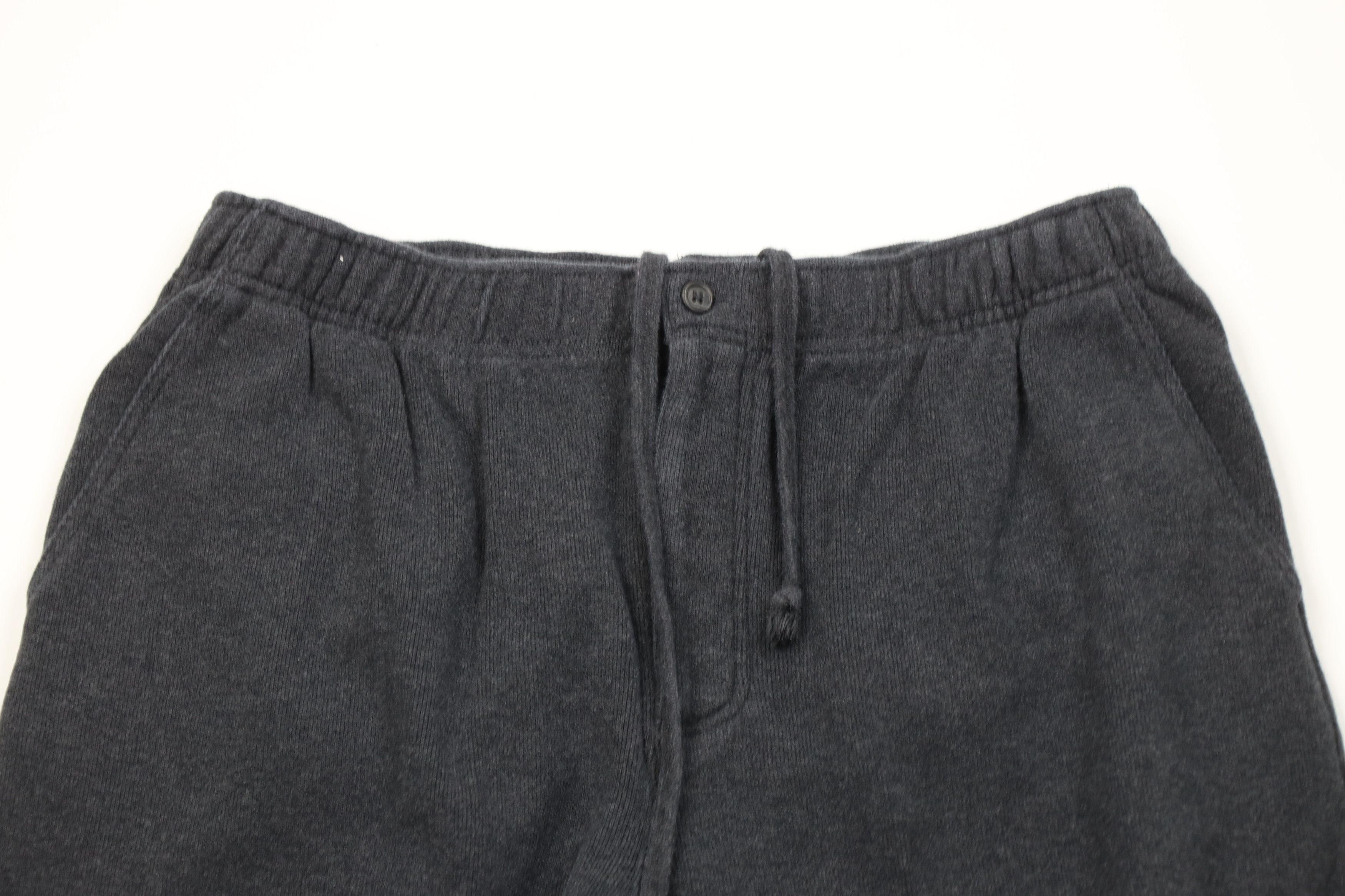 Lands' End Vintage 90s Lands End Cotton Ribbed Knit Wide Leg Pants Size US 36 / EU 52 - 2 Thumbnail