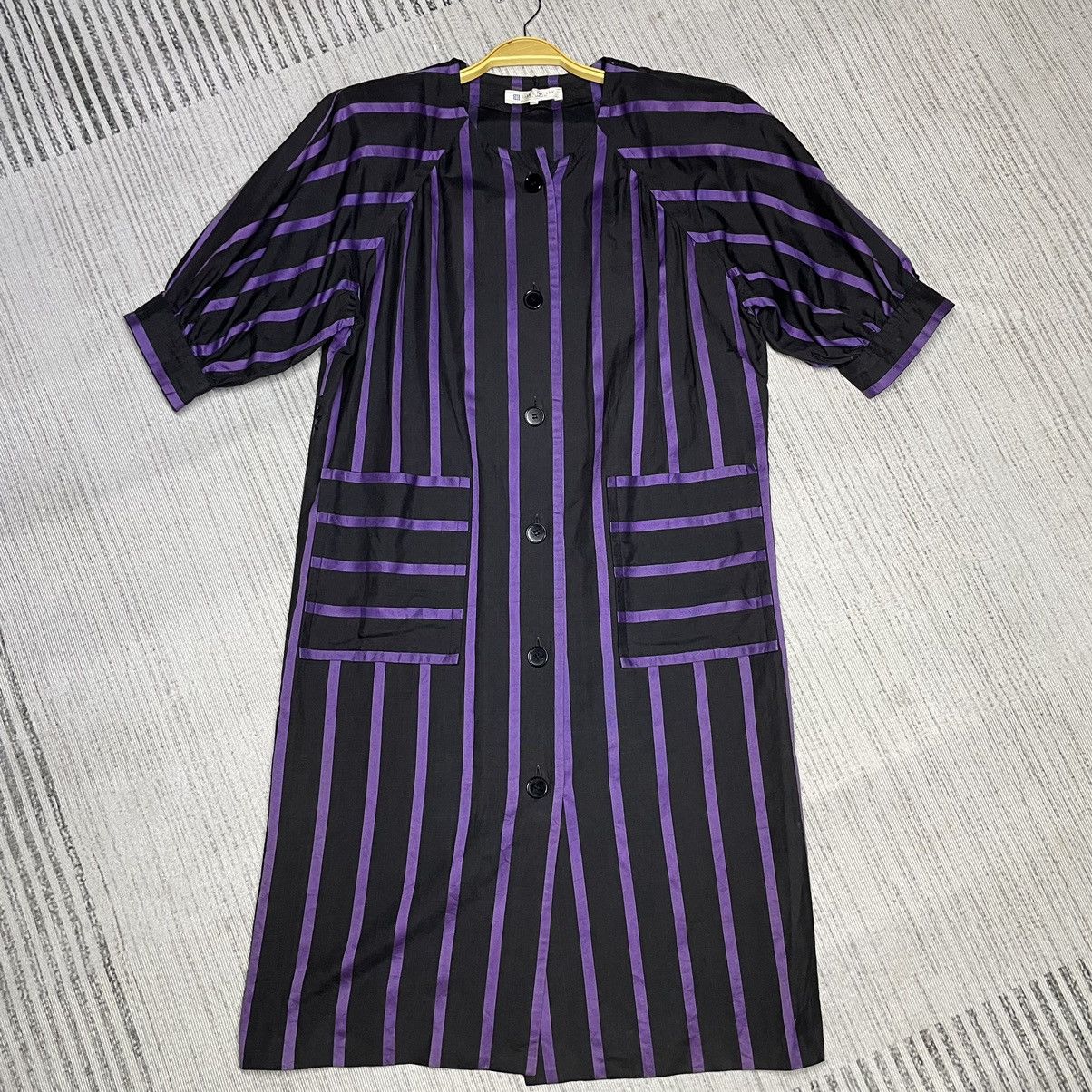Givenchy a57 Vintage Givenchy Button Up Long Dress Size L / US 10 / IT 46 - 1 Thumbnail