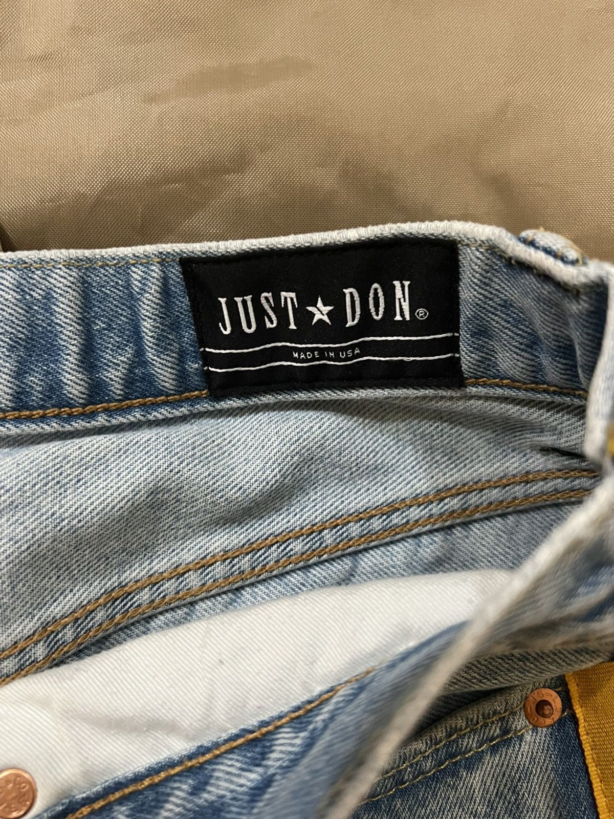 Just Don Just Don Lakers NBA Tearaway Jeans size 32 $900 Size US 32 / EU 48 - 6 Thumbnail