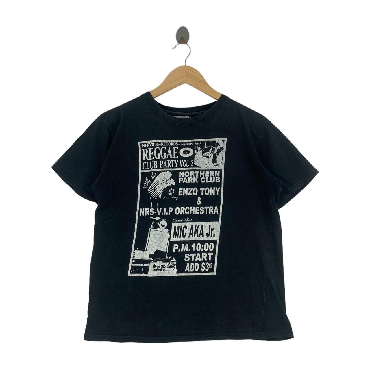 Vintage Vintage NERVOUS RECORDS REGGAE Club Party Tee Shirt Top Size US L / EU 52-54 / 3 - 1 Thumbnail