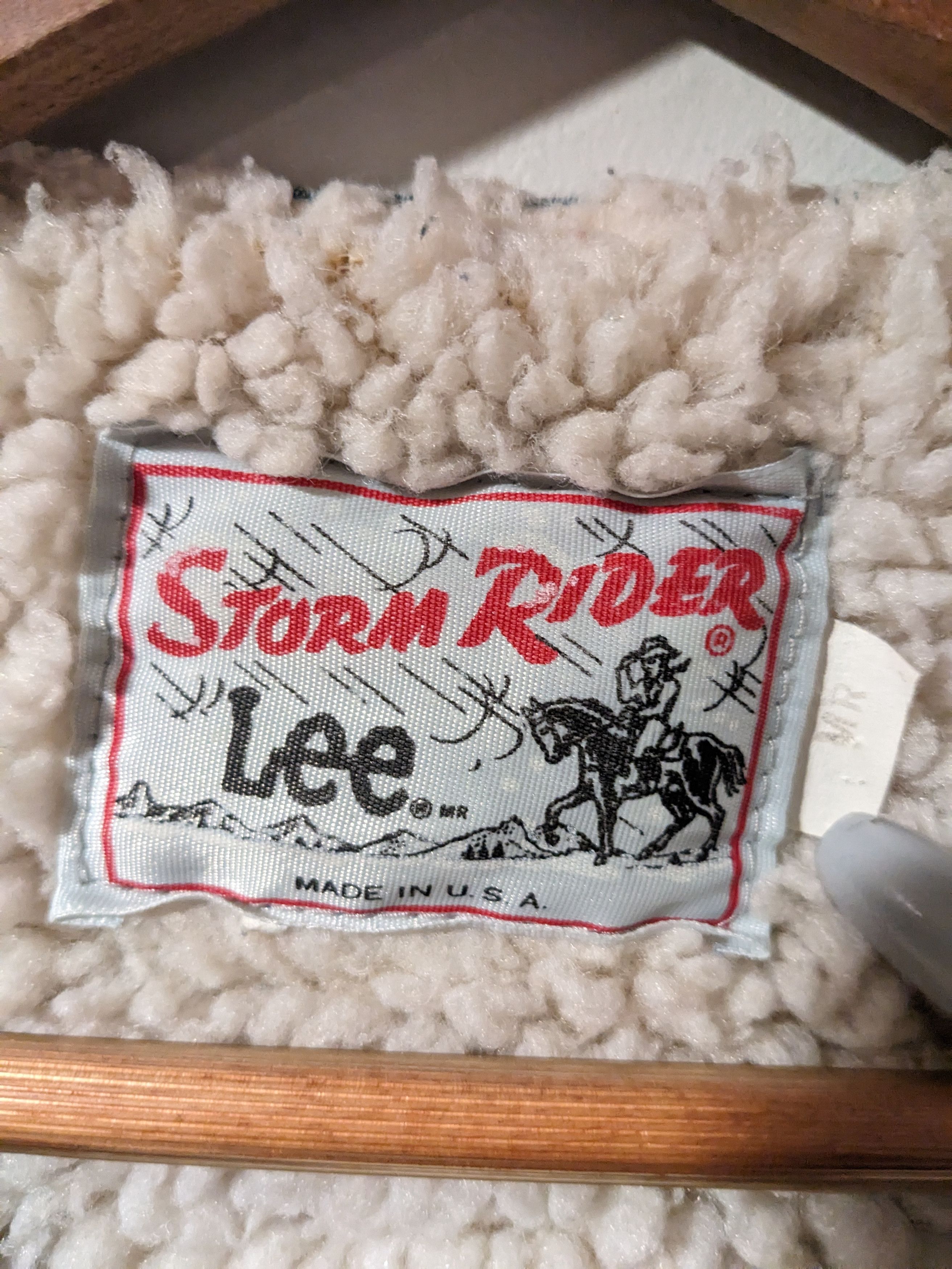Lee × Vintage Vintage Lee Medium Storm Rider Sherpa Lined Denim Vest Size US M / EU 48-50 / 2 - 2 Thumbnail