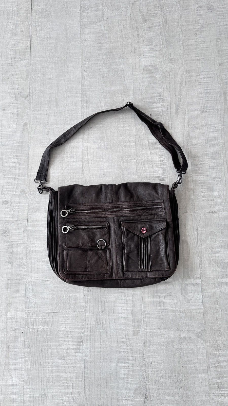 Allsaints AllSaints Infinite Leather Bag Messenger Crossbody Archive Size ONE SIZE - 1 Thumbnail