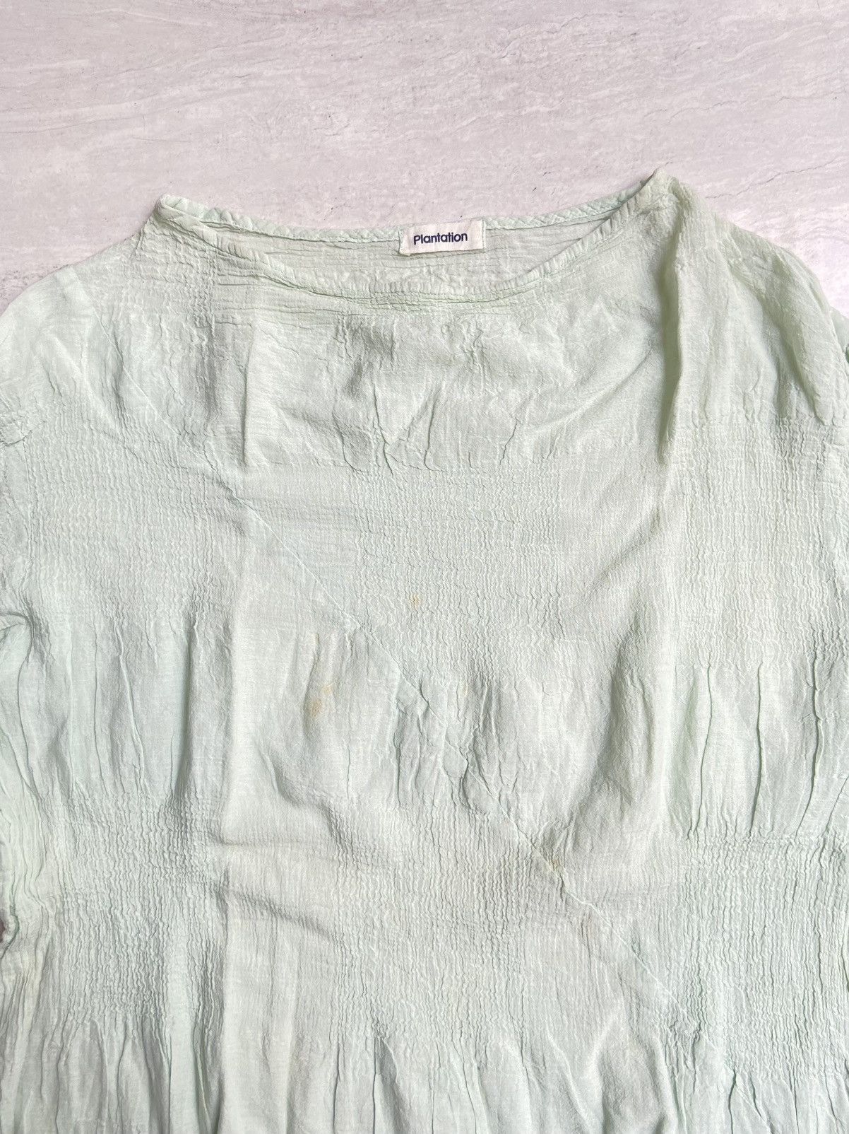 Designer × Issey Miyake × Japanese Brand PLANTATION Green T-shirt Size US S / EU 44-46 / 1 - 7 Thumbnail