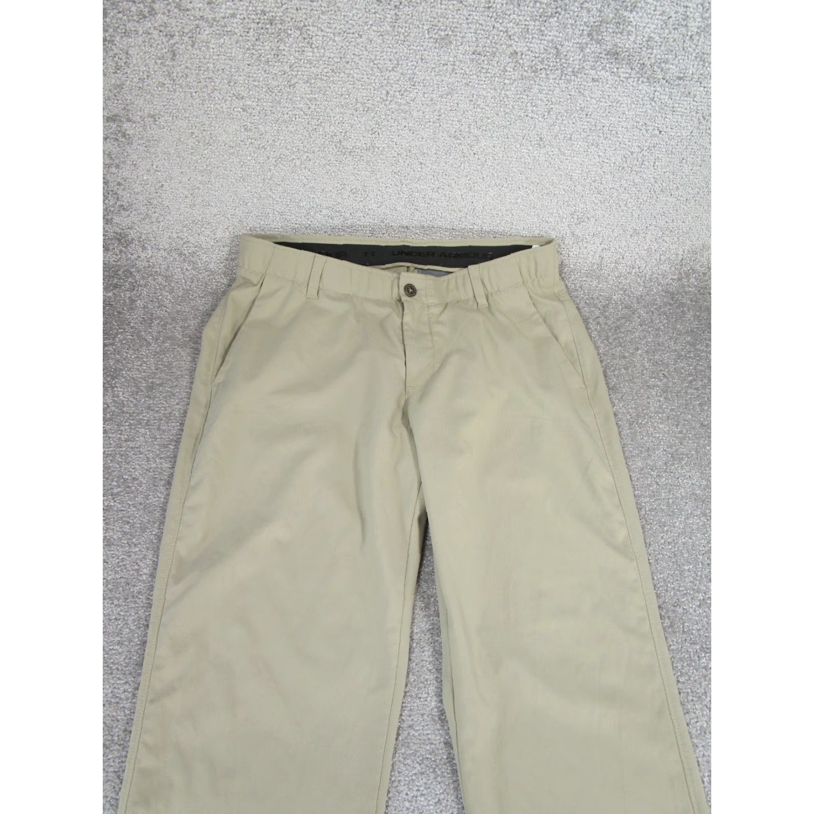 Under Armour Under Armour Pants Mens 34 The Showdown Beige Nylon Blend Lightweight 34x34 Size US 34 / EU 50 - 3 Thumbnail