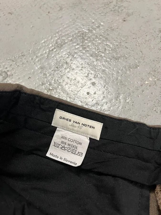Dries Van Noten Dries Van Noten Brown Straight Pants Size US 30 / EU 46 - 10 Thumbnail