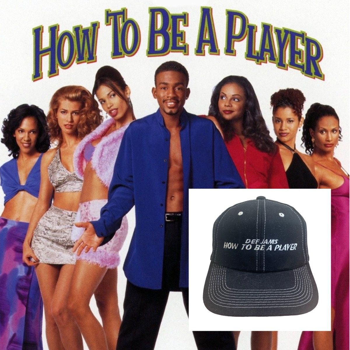 Vintage Def Jam’s How To Be A Player Movie Promo Snapback Vintage Size ONE SIZE - 1 Thumbnail