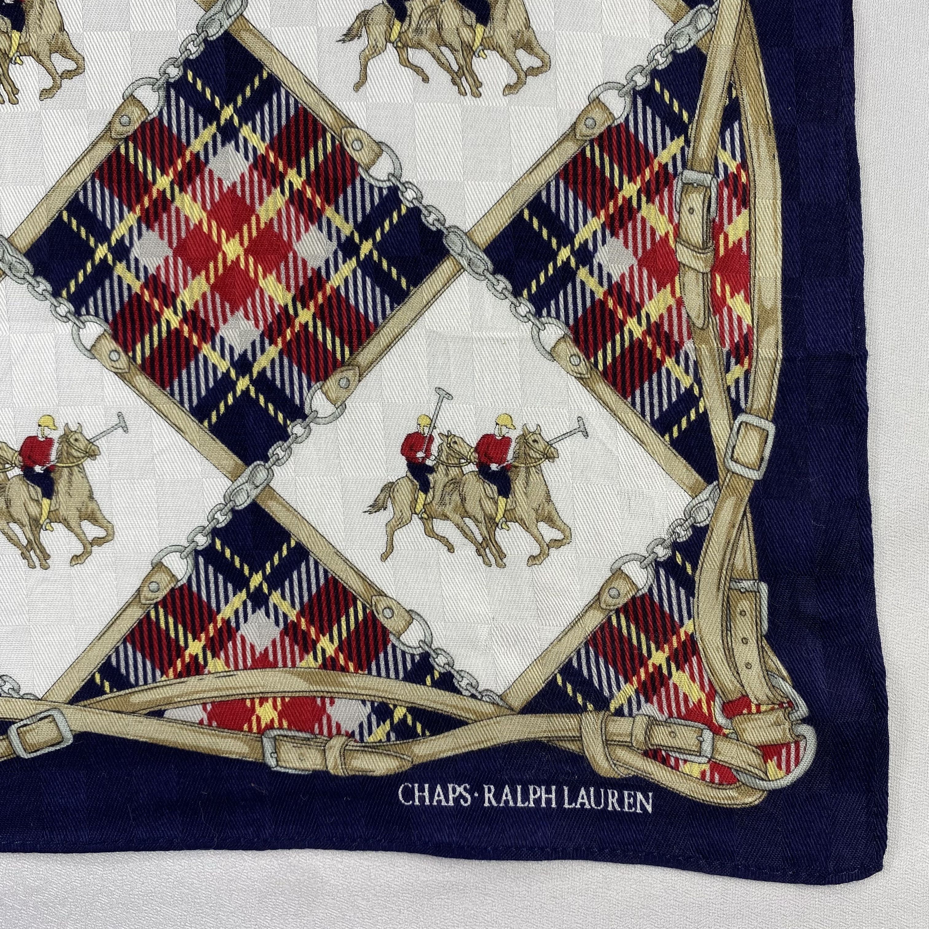 Chaps Ralph Lauren × Vintage Chaps Ralph Lauren Bandana/ Handkerchief / Neckerchief-P1029 Size ONE SIZE - 3 Thumbnail