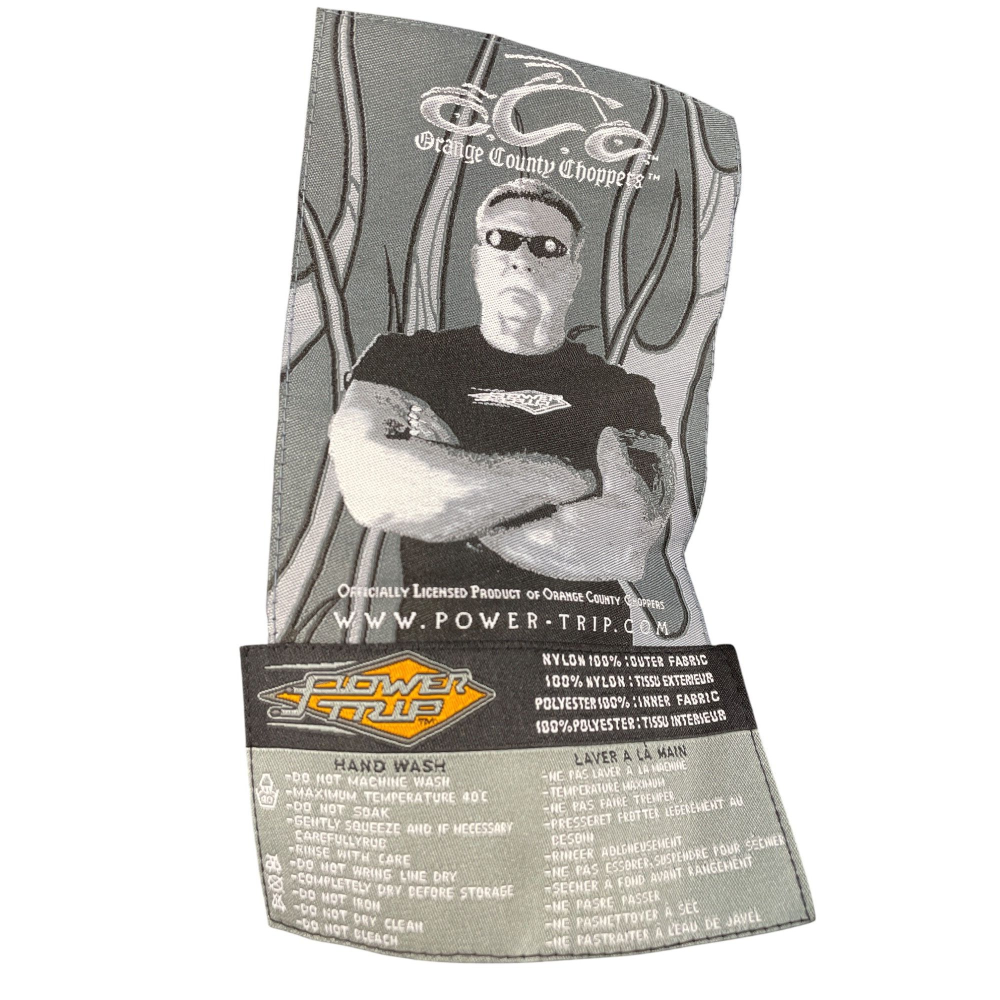 Power Trip Orange County Choppers Womens Black Nylon Motorcy
