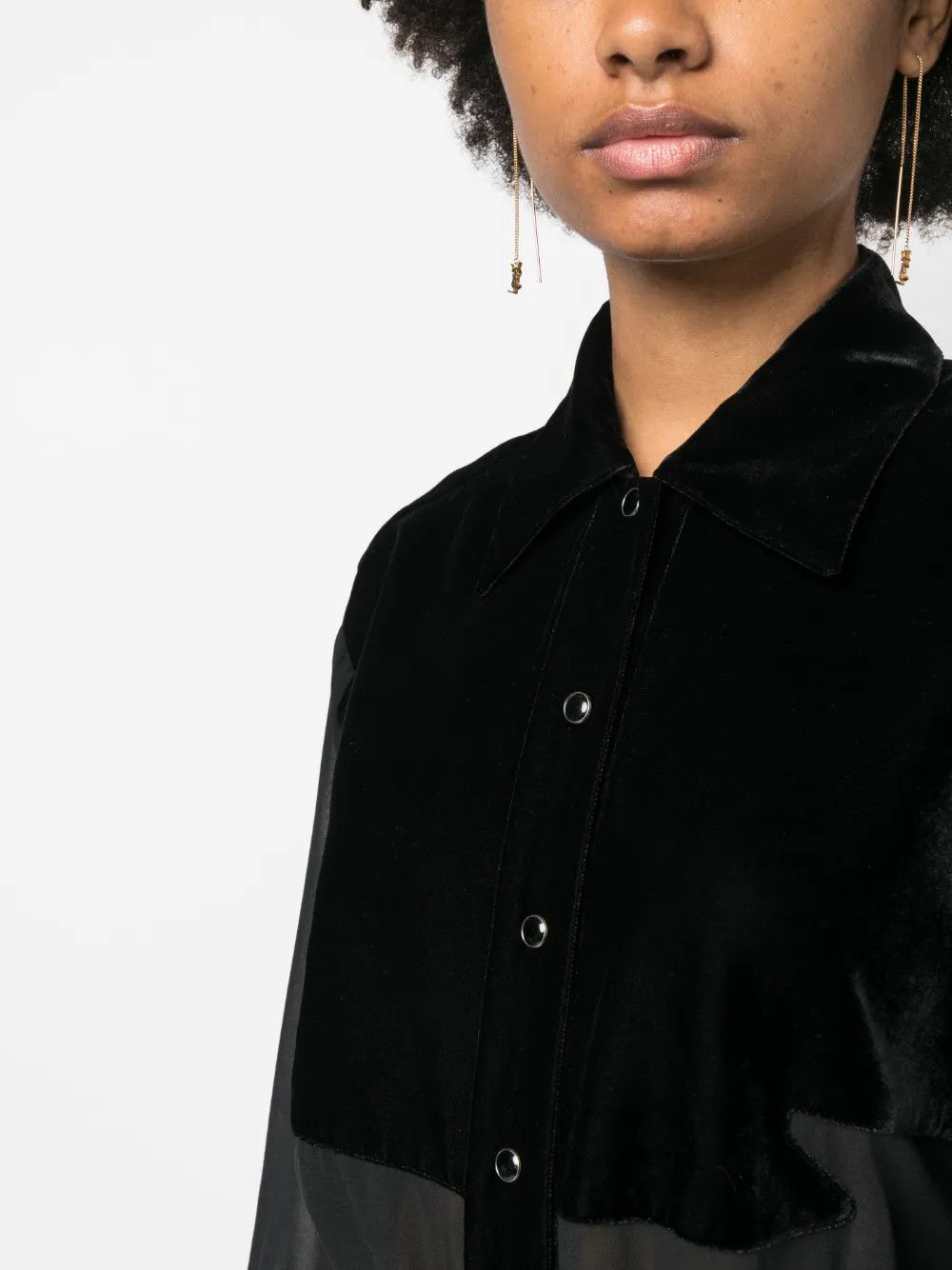 Tom Ford o1y0226 Solid Color Shirt in Black Size XS / US 0-2 / IT 36-38 - 2 Thumbnail