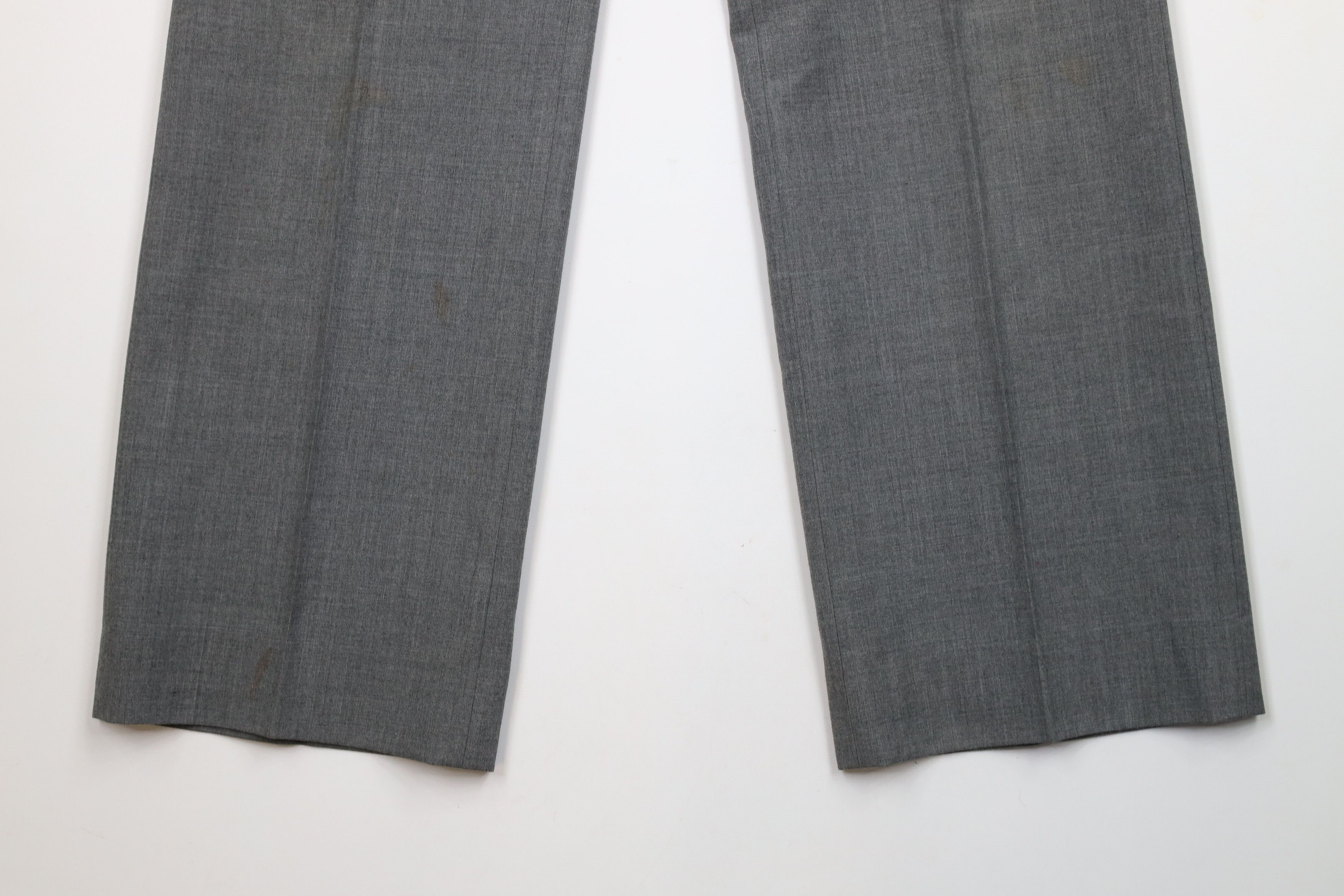 Vintage Vintage 70s Streetwear Wool Flared Wide Leg Chino Pants Size US 32 / EU 48 - 4 Thumbnail