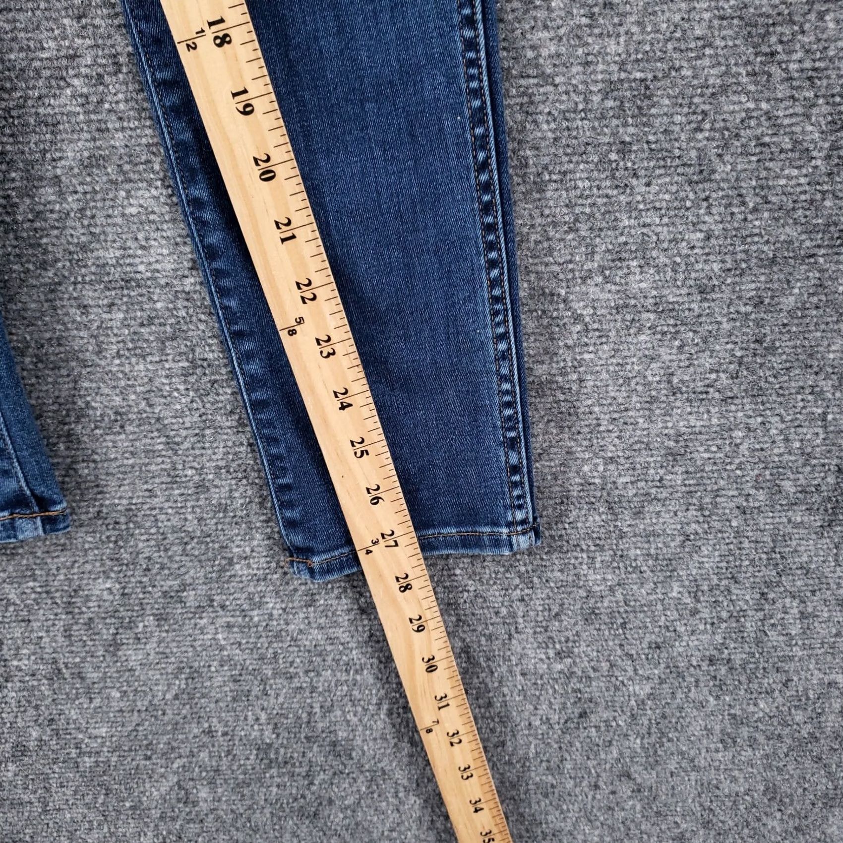 Madewell Madewell Jeans Womens 27 Blue High Rise Skinny Stretch Medium Wash Denim Jeans Women Tailored Comfort Pockets 5-Pocket Size 27" / US 4 / IT 40 - 5 Thumbnail
