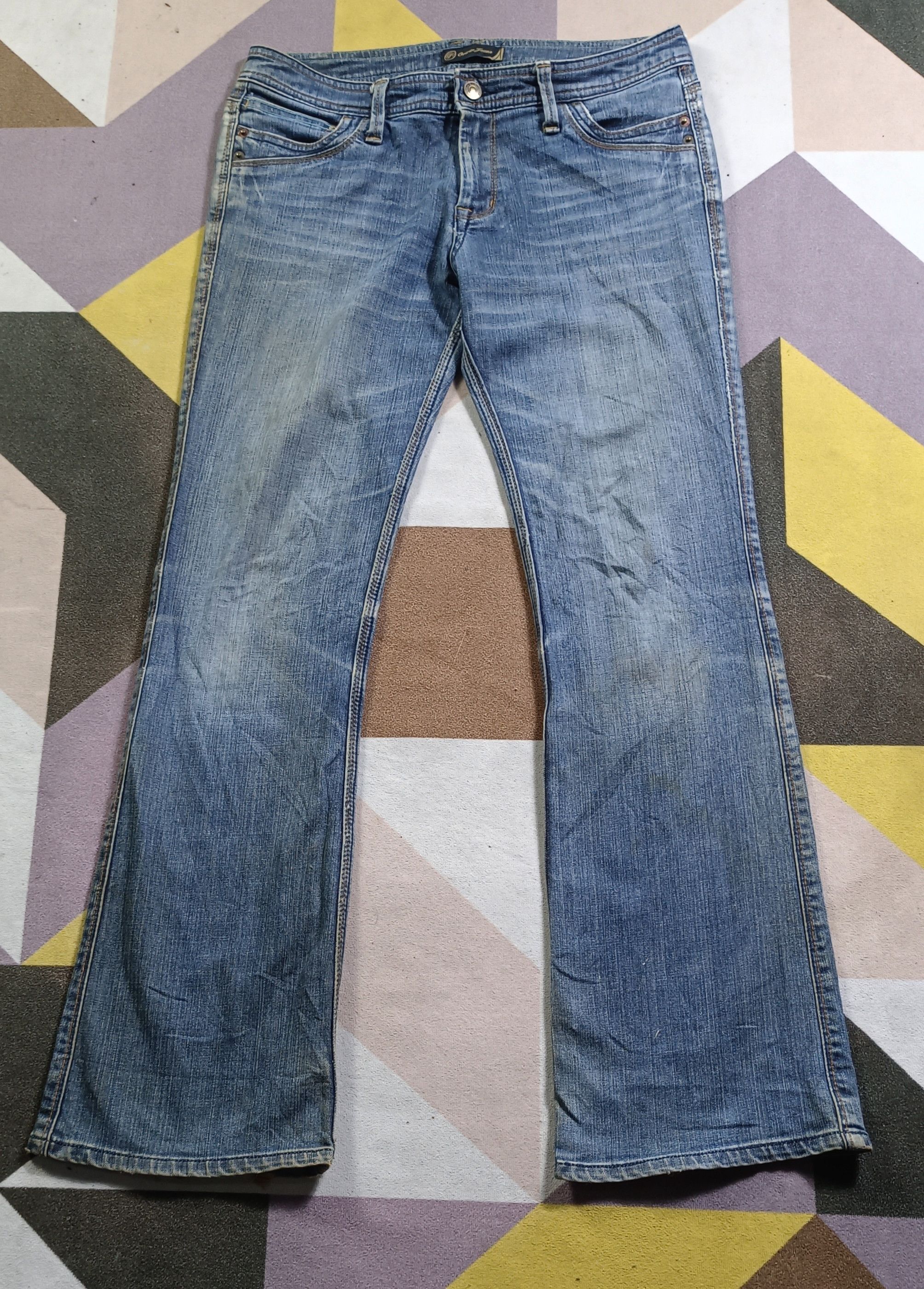 If Six Was Nine Flare Jeans Oririn Japan Distresssed Boocut Size US 32 / EU 48 - 6 Thumbnail