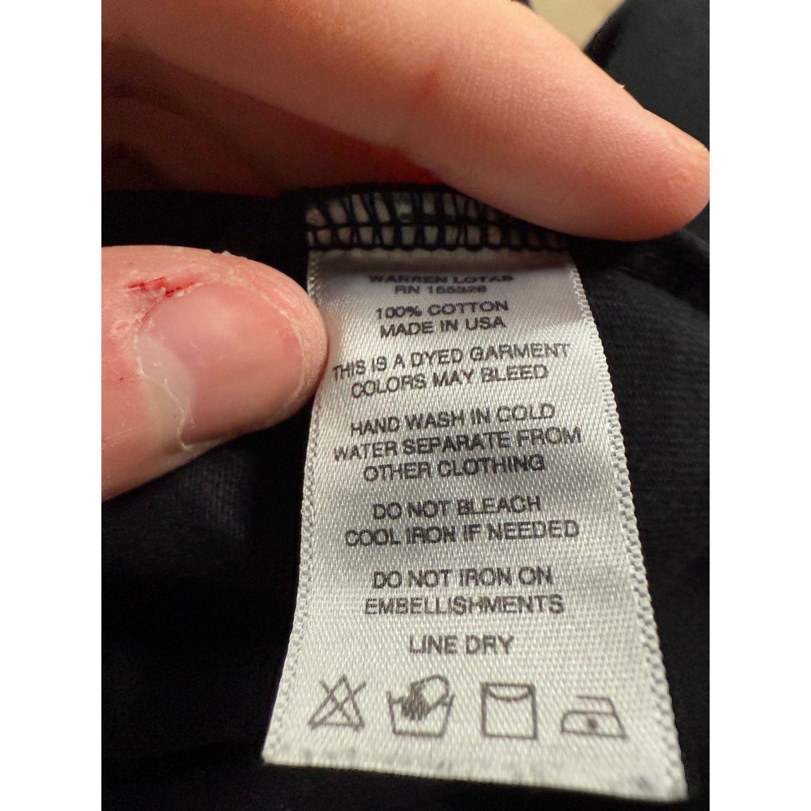 Warren Lotas Warren Lotas Tee RIP Used Large Size US L / EU 52-54 / 3 - 3 Thumbnail