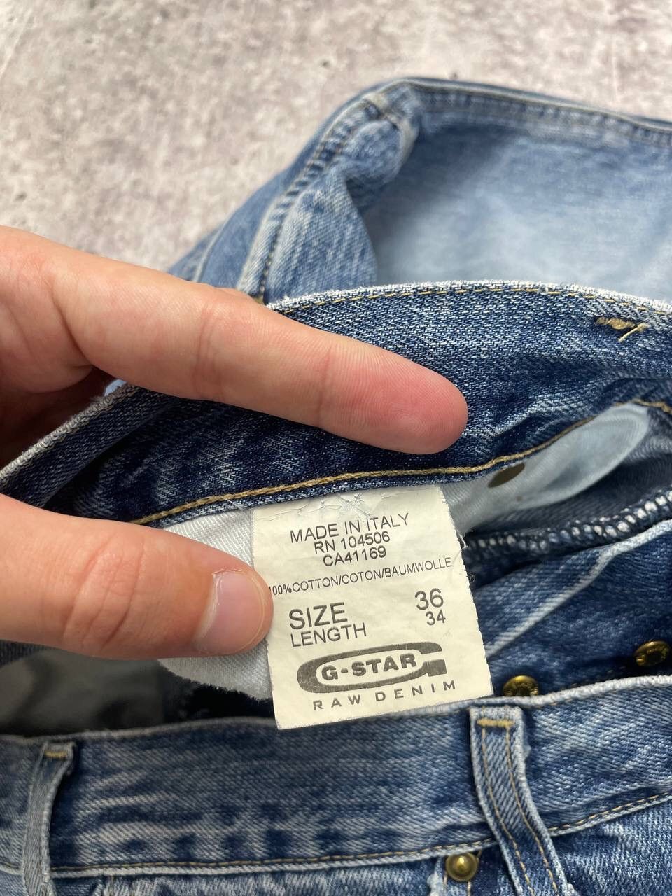 G-Star Vintage G Star Raw Denim Jeans Biker Pants Y2K Size US 36 / EU 52 - 9 Thumbnail