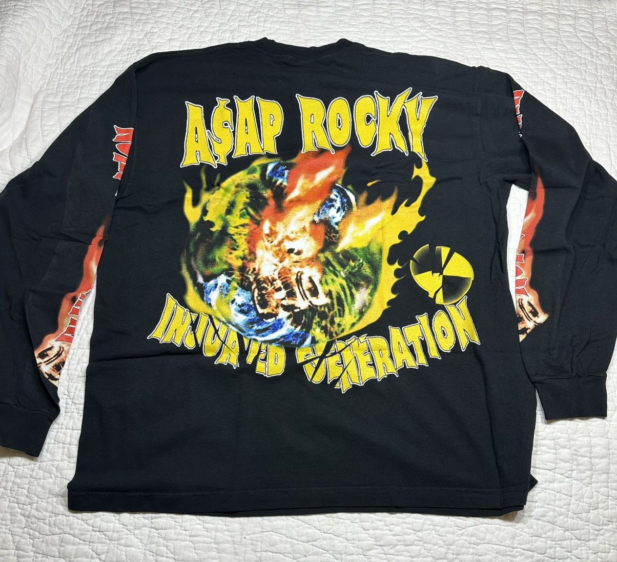 A$AP Rocky ASAP Rocky/AWGE Testing L/S Injured Generation Tour Large Size US L / EU 52-54 / 3 - 2 Thumbnail