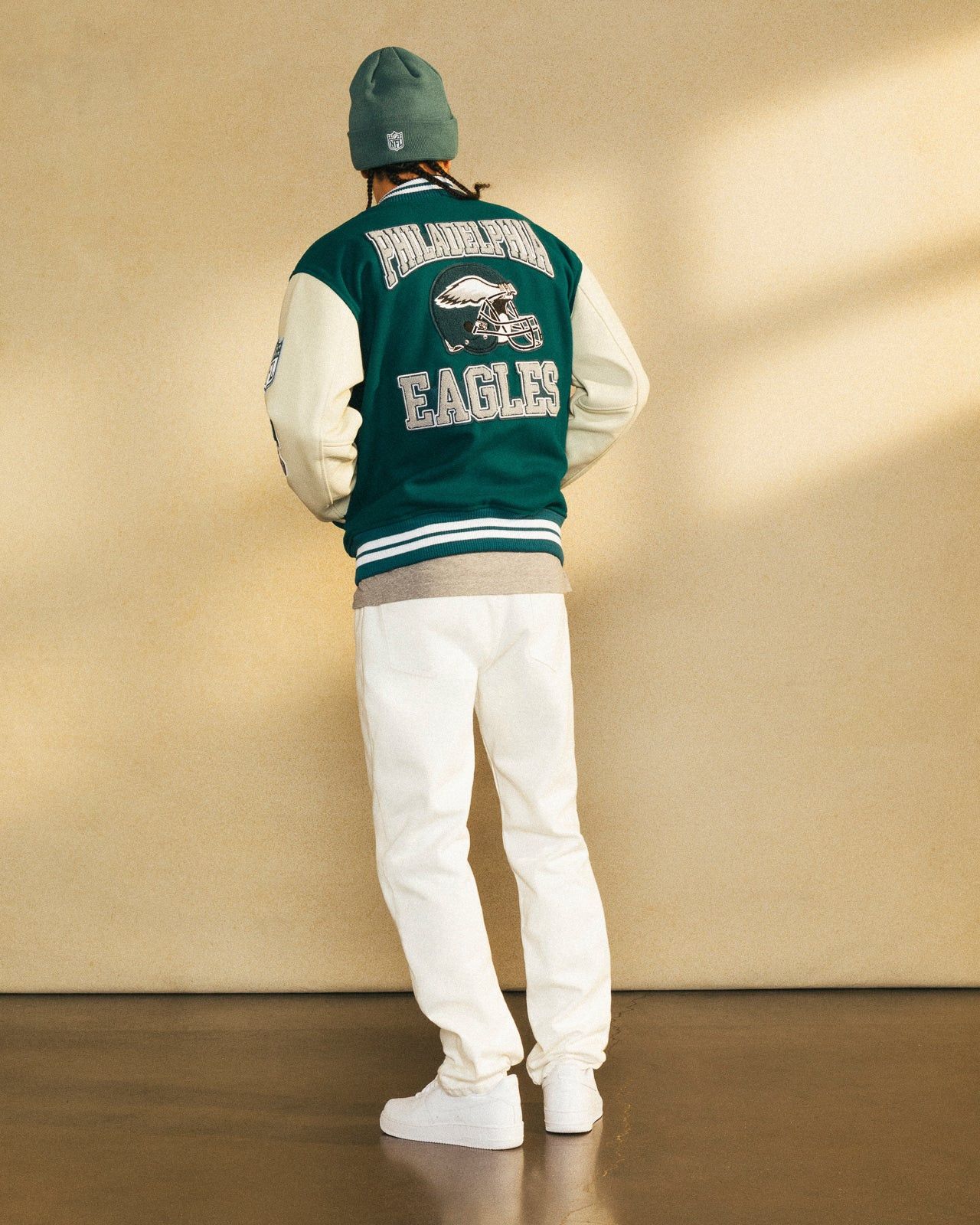 Drake OVO x NFL PHILADELPHIA EAGLES VARSITY JACKET Size US L / EU 52-54 / 3 - 3 Thumbnail