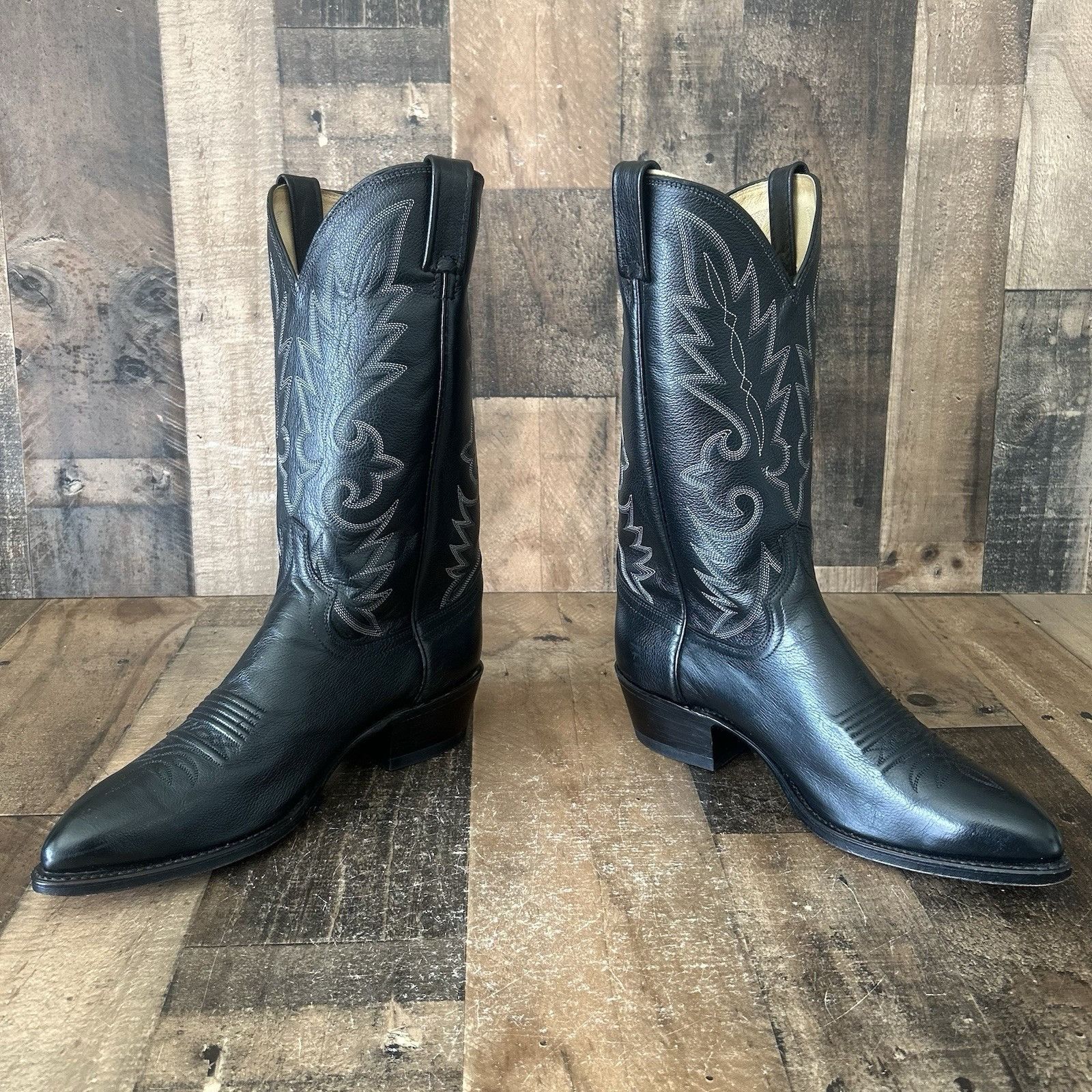 Dan Post Dan Post 110 J Black Extra Wide Cowboy Boots Mens 9 EW Size US 9 / EU 42 - 8 Thumbnail