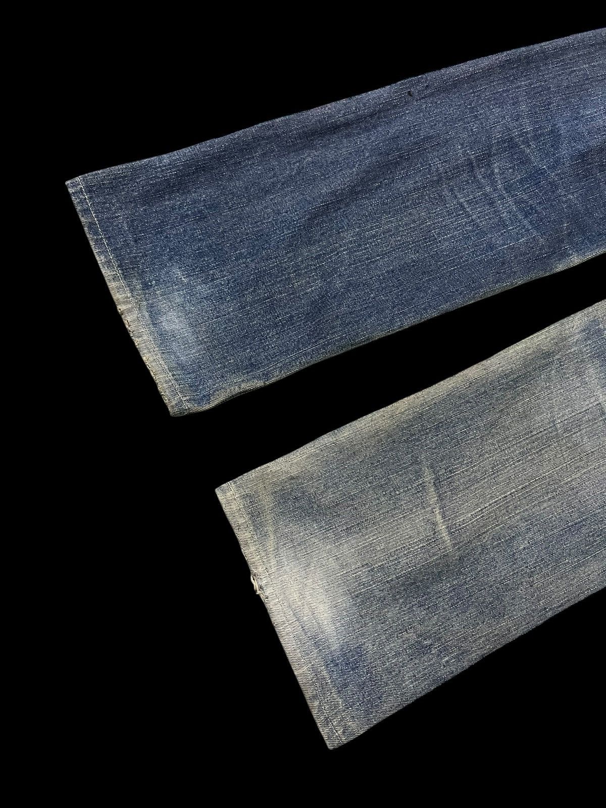 Edwin Vintage Edwin 505 Low Rize Selvedge Distress Mud Wash Jean Size US 31 - 15 Thumbnail