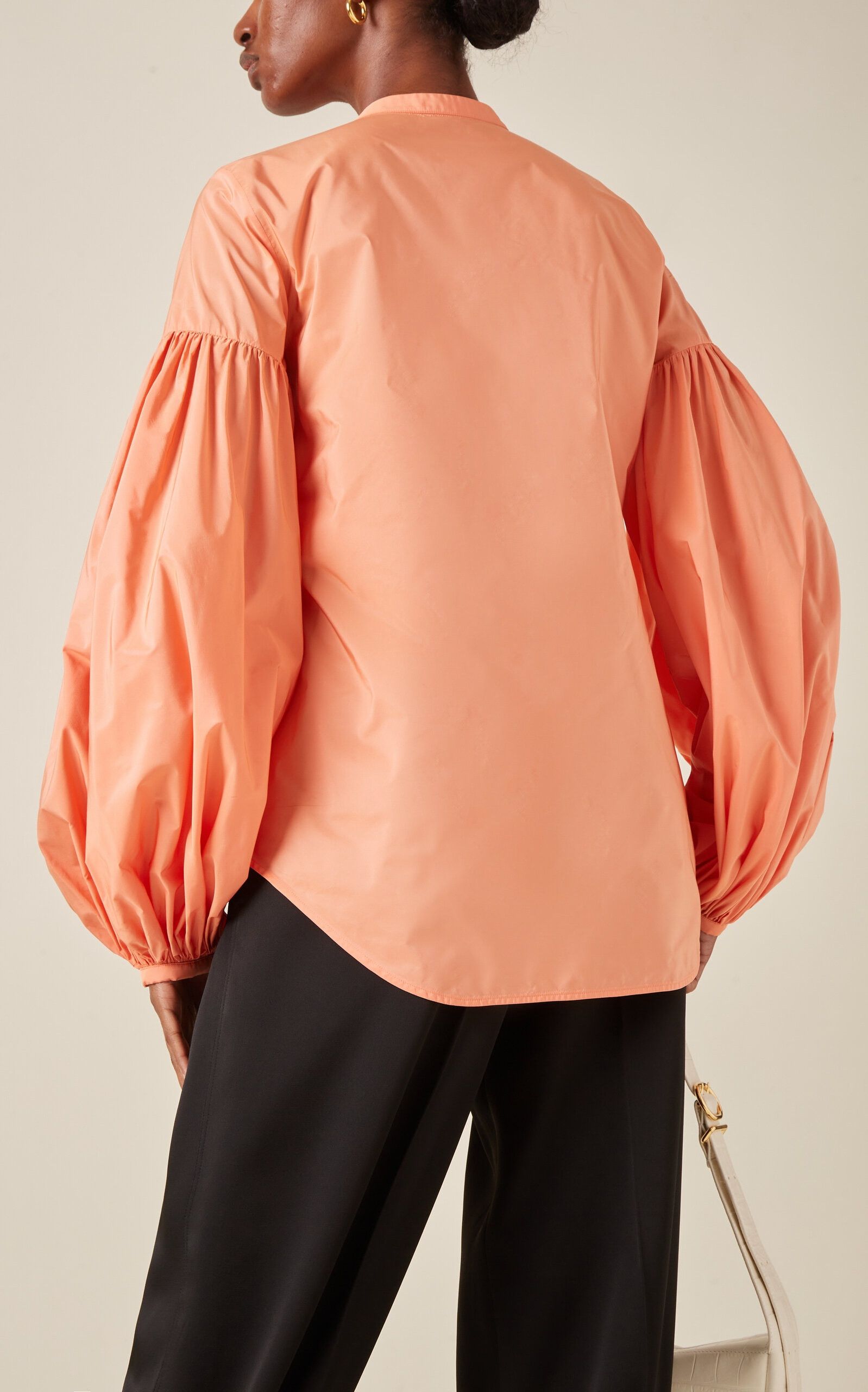 Jil Sander o1y1025 Solid Color Shirt in Salmon Pink Size XS / US 0-2 / IT 36-38 - 3 Thumbnail